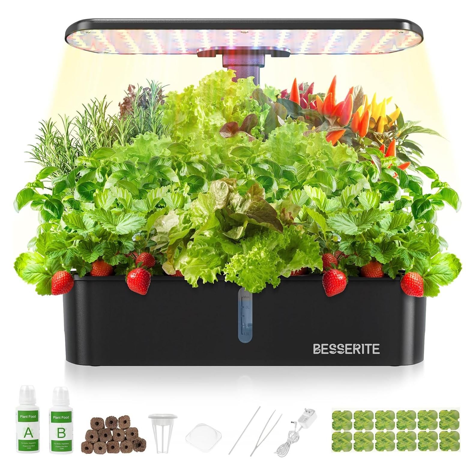 Kit Hidropónico BESSERITE 12 Cápsulas Jardín Interior