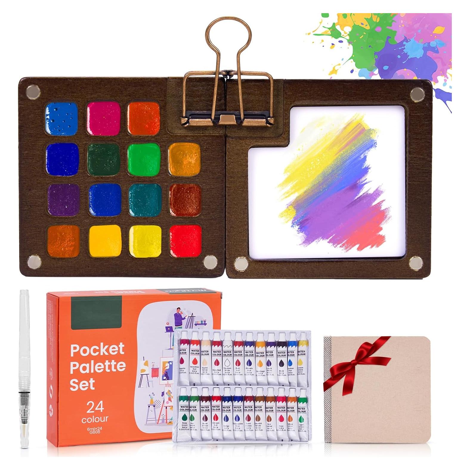 Set de Acuarela de Viaje Asaint - Mini Juego de Pintura