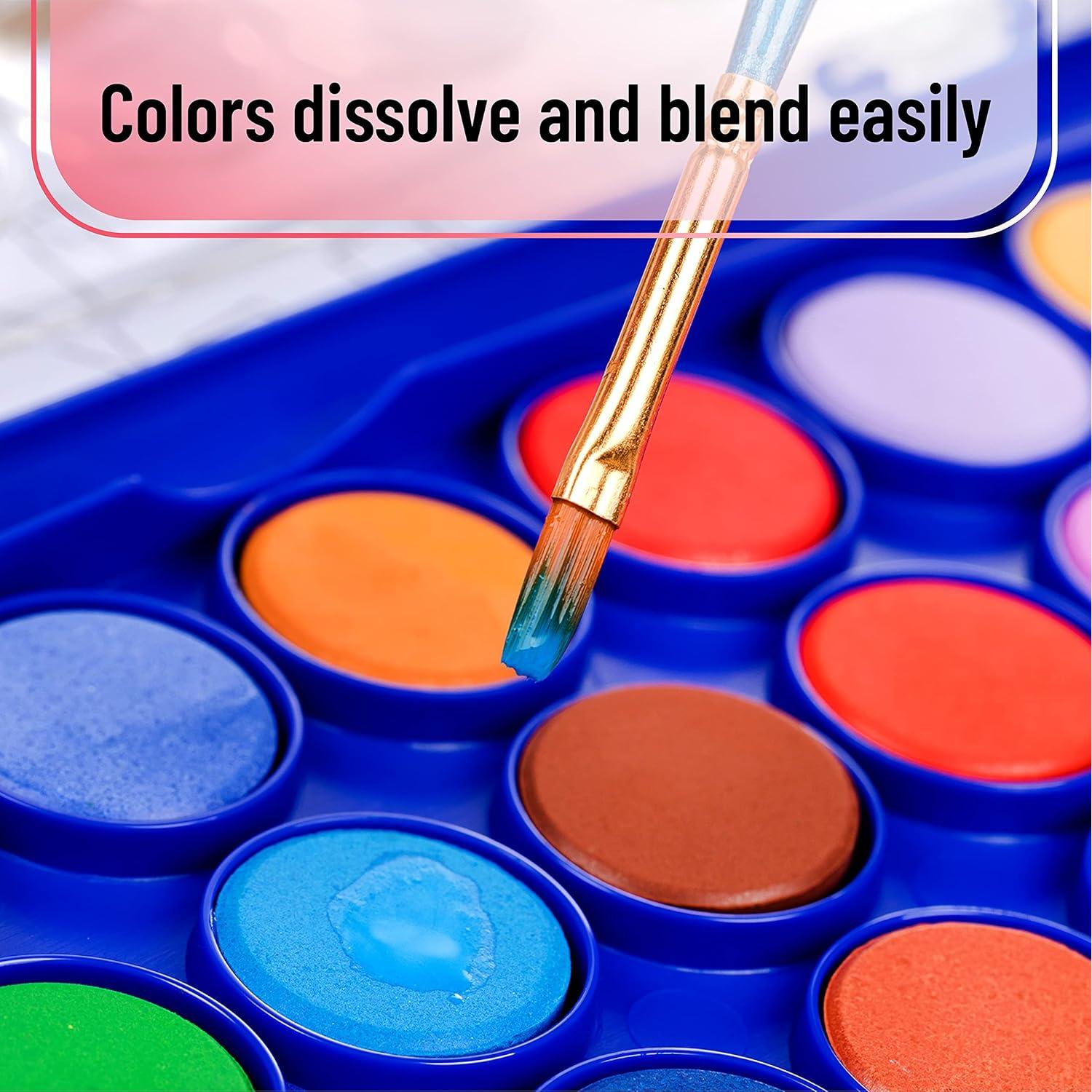 Set de Pintura Acuarela Mr. Pen 40 Piezas No Tóxicas