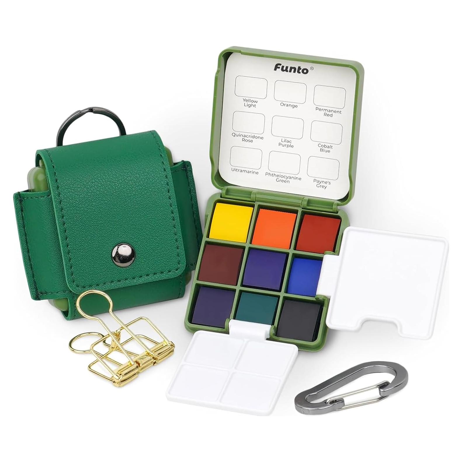 Juego de Acuarelas Funto Pocket 266ml, Kit Portátil para Artistas