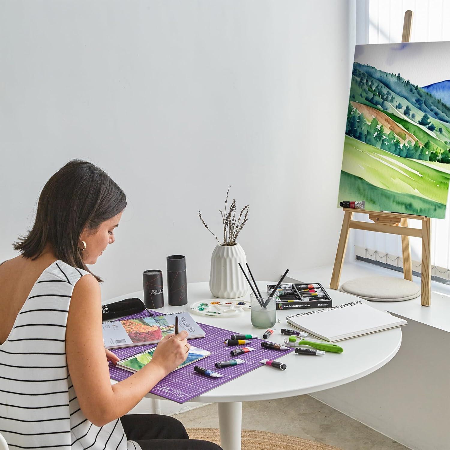 Juego de Pintura Acuarela Profesional Elan 24 Tubos 11.8ml No Tóxicos