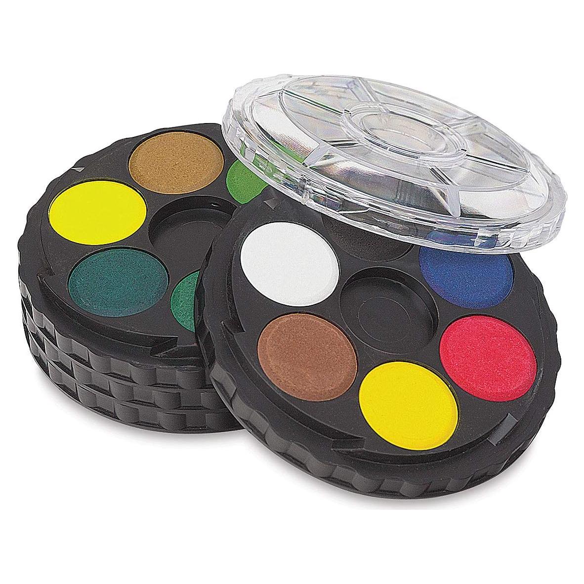 Rueda de Pintura Acuarela Opaca Koh-I-Noor 24 Colores 2.22 cm