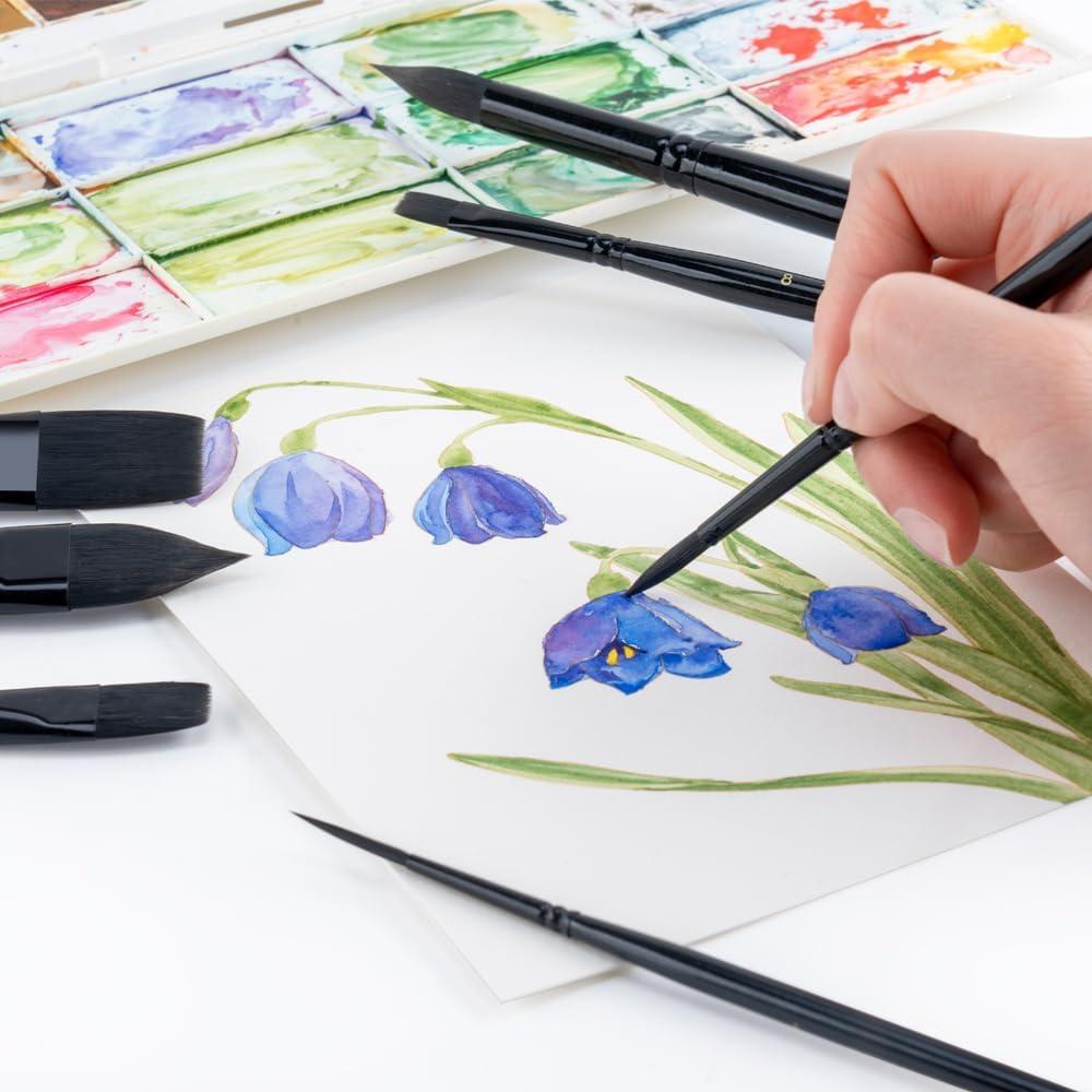 Set de 10 Pinceles de Acuarela Transon Profesionales