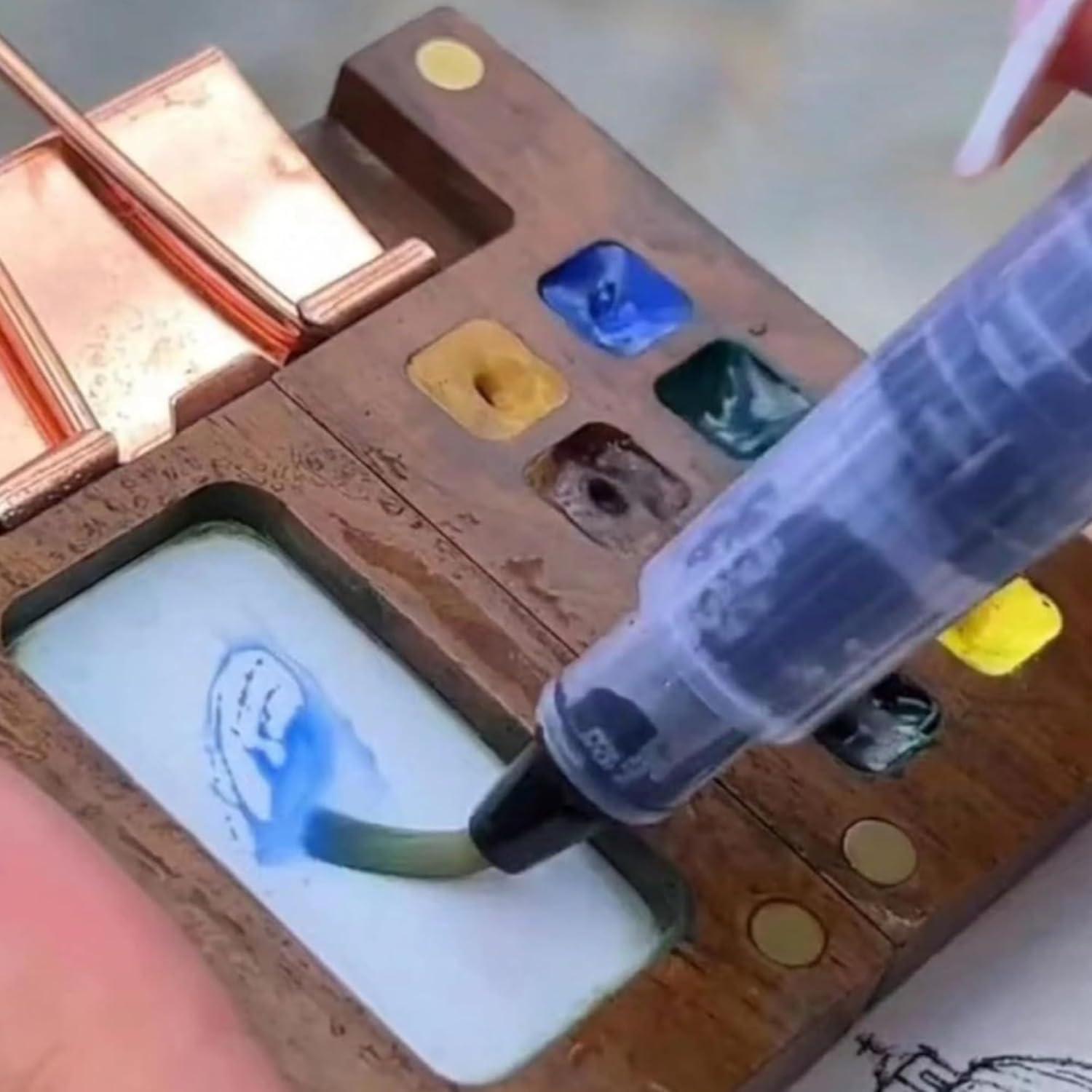 Kit de Acuarelas Portátil Genérico con 12 Colores y Bloc