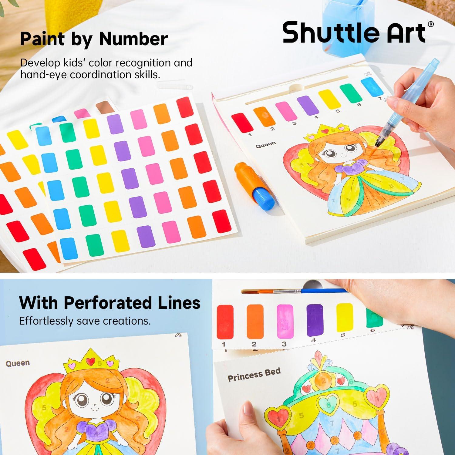 Set de Pintura con Agua Shuttle Art para Niños 3-8 Años