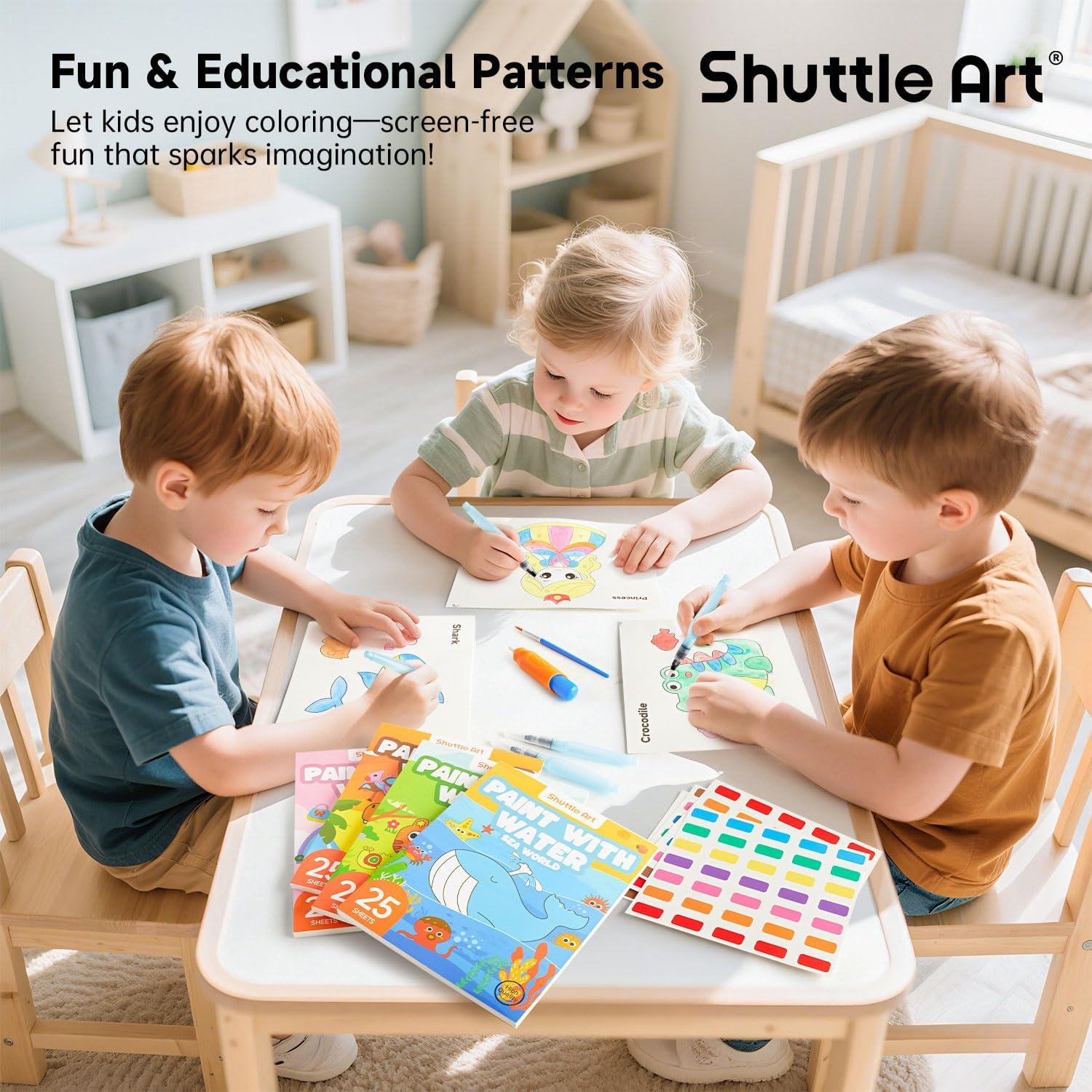 Set de Pintura con Agua Shuttle Art para Niños 3-8 Años