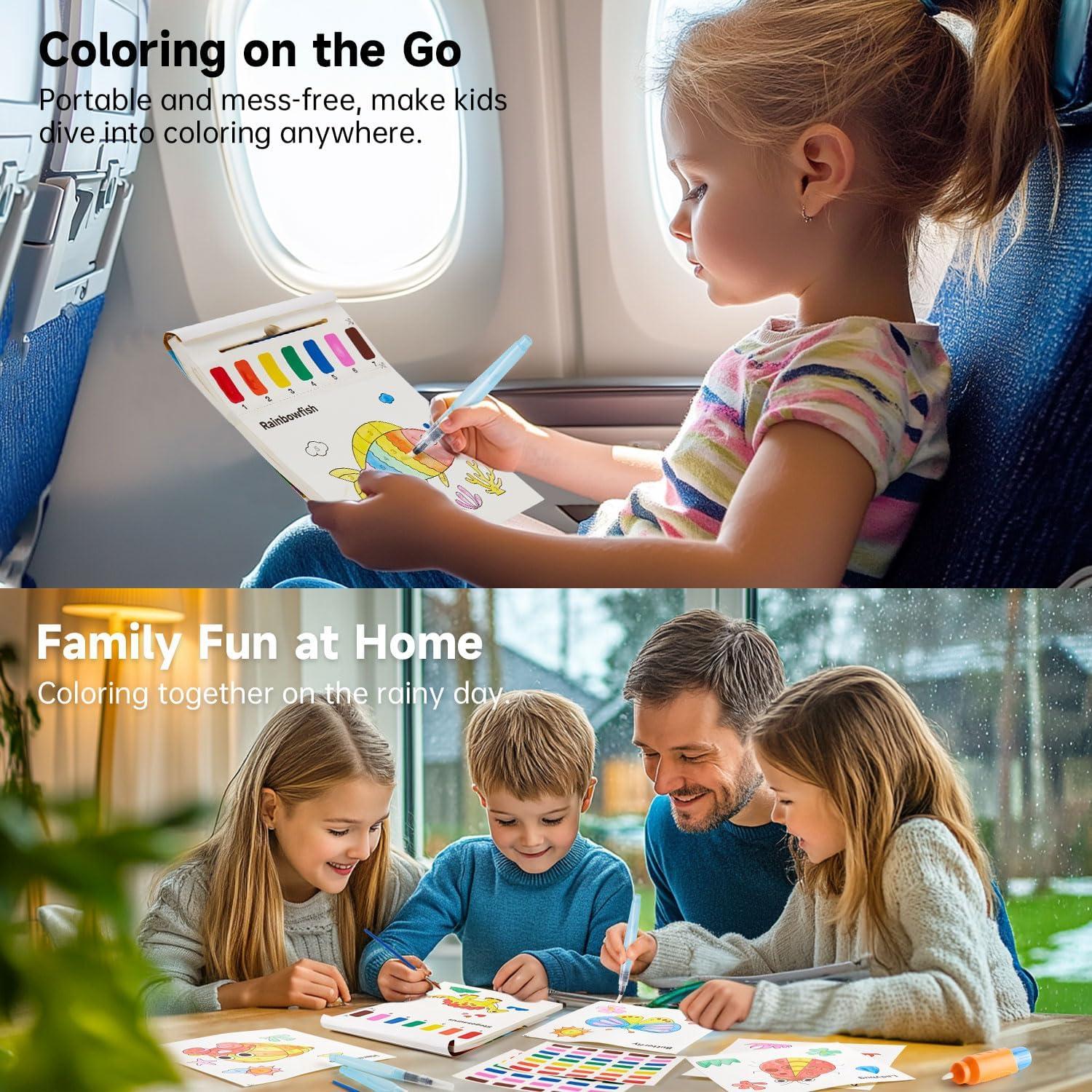 Set de Pintura con Agua Shuttle Art para Niños 3-8 Años