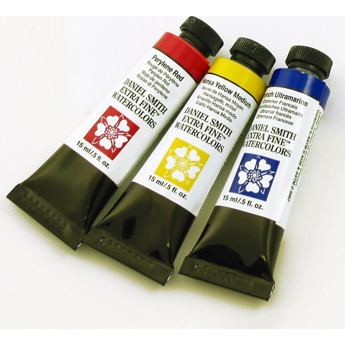 Juego de Acuarelas Primarias DANIEL SMITH 3 Tubos 15ml
