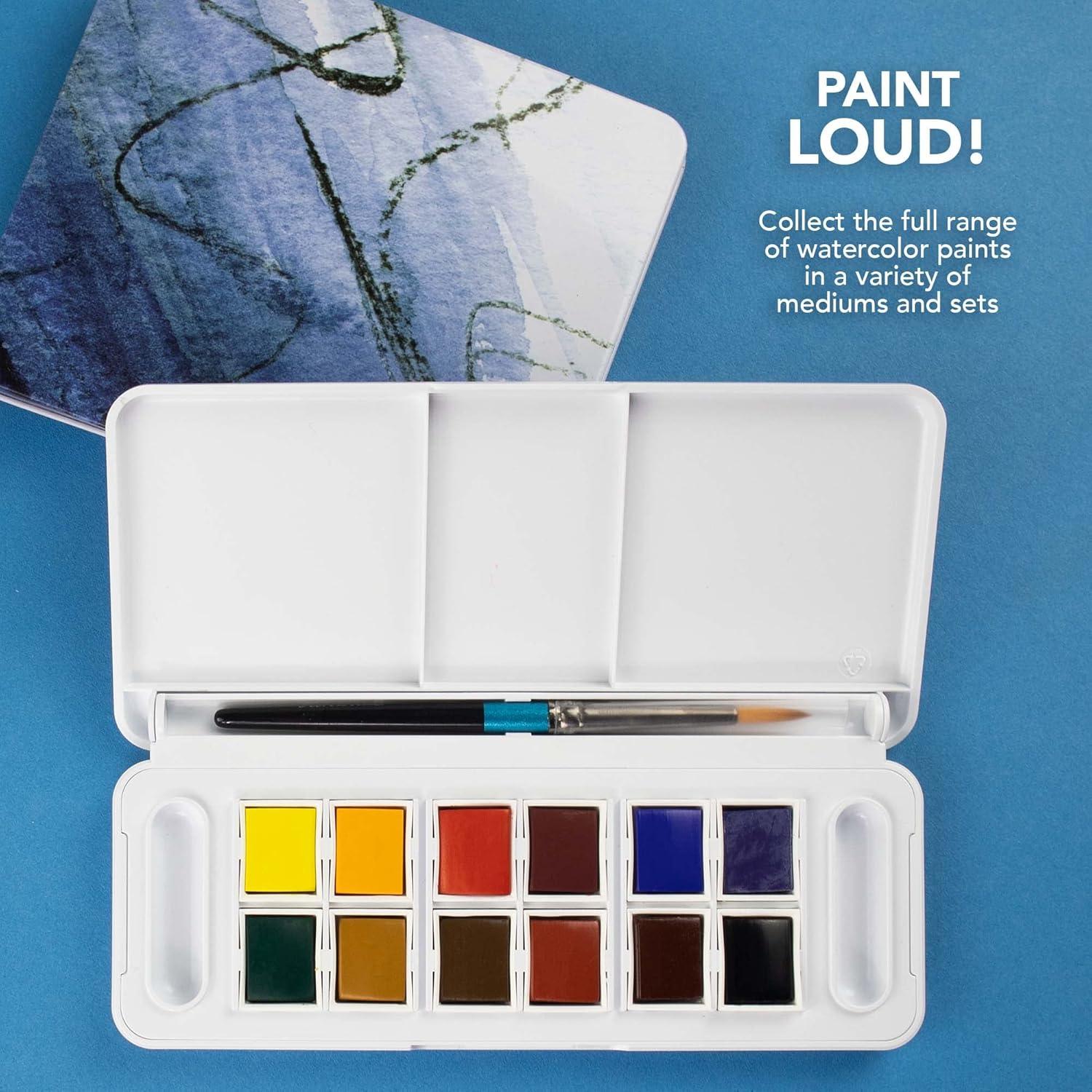 Set de Acuarelas Daler Rowney Aquafine 24 Colores Viaje