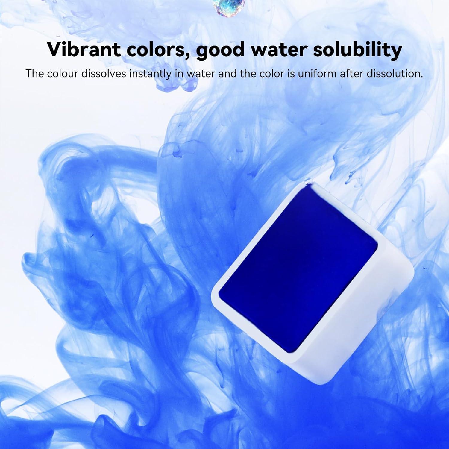 Juego de Acuarelas Paul Rubens 12 Colores Vibrantes Portátil