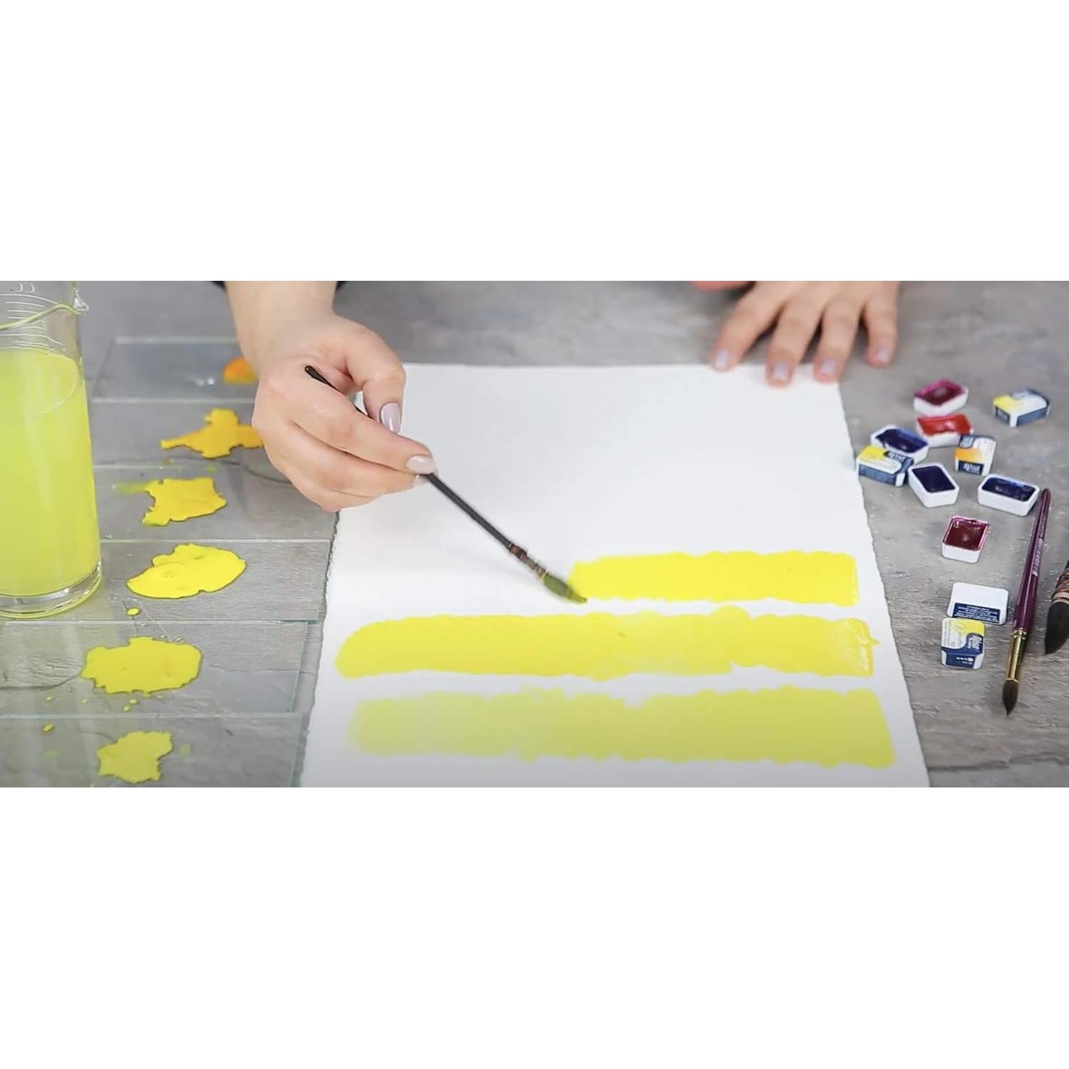 Set de 24 Pinturas Acuarela Rosa Gallery - Colores Vibrantes