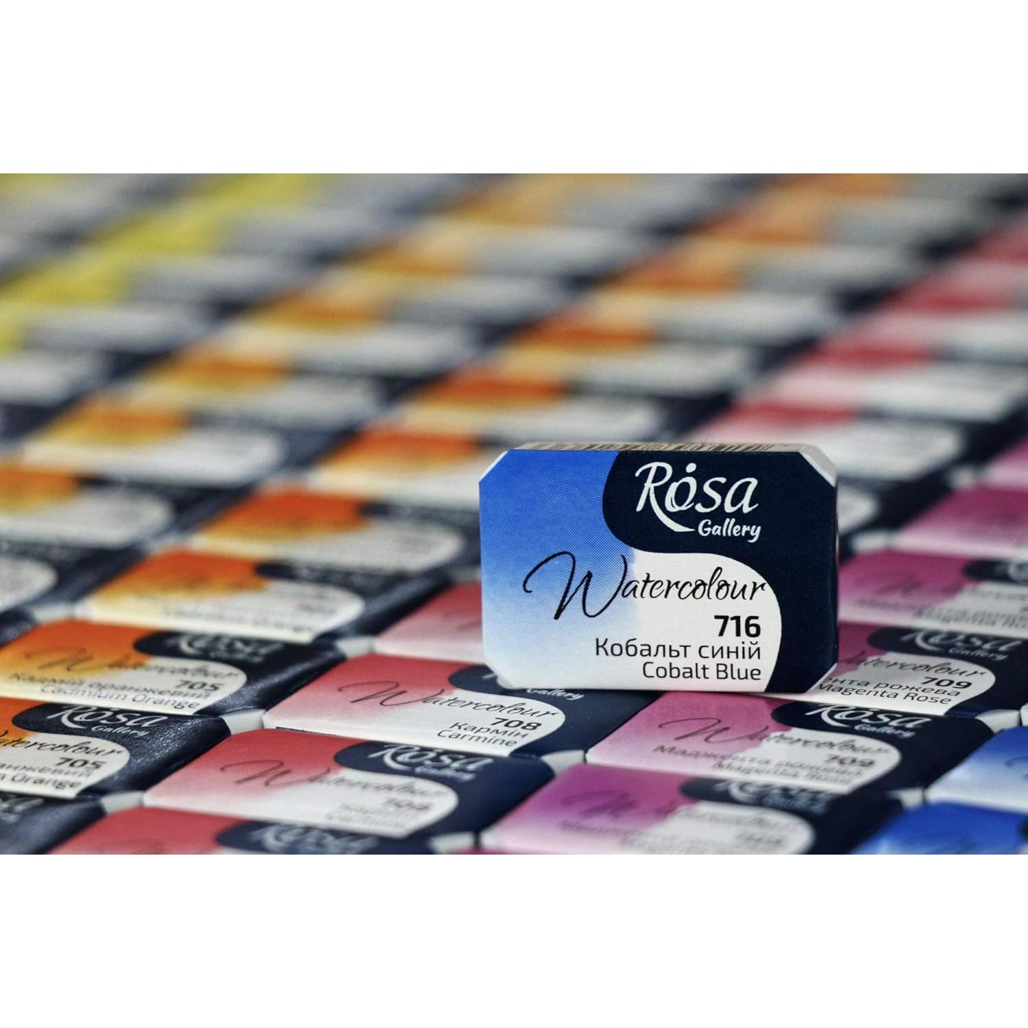 Set de 24 Pinturas Acuarela Rosa Gallery - Colores Vibrantes