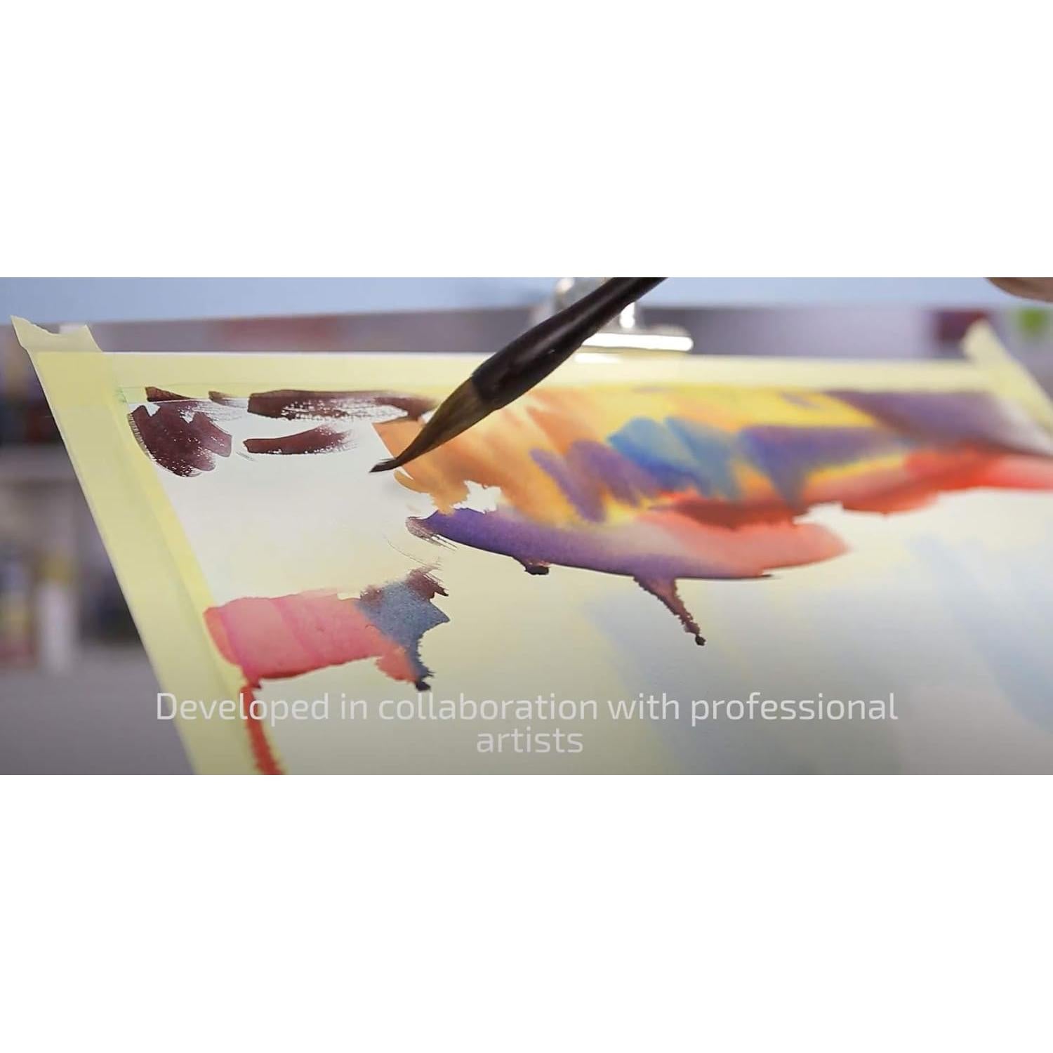 Set de 24 Pinturas Acuarela Rosa Gallery - Colores Vibrantes