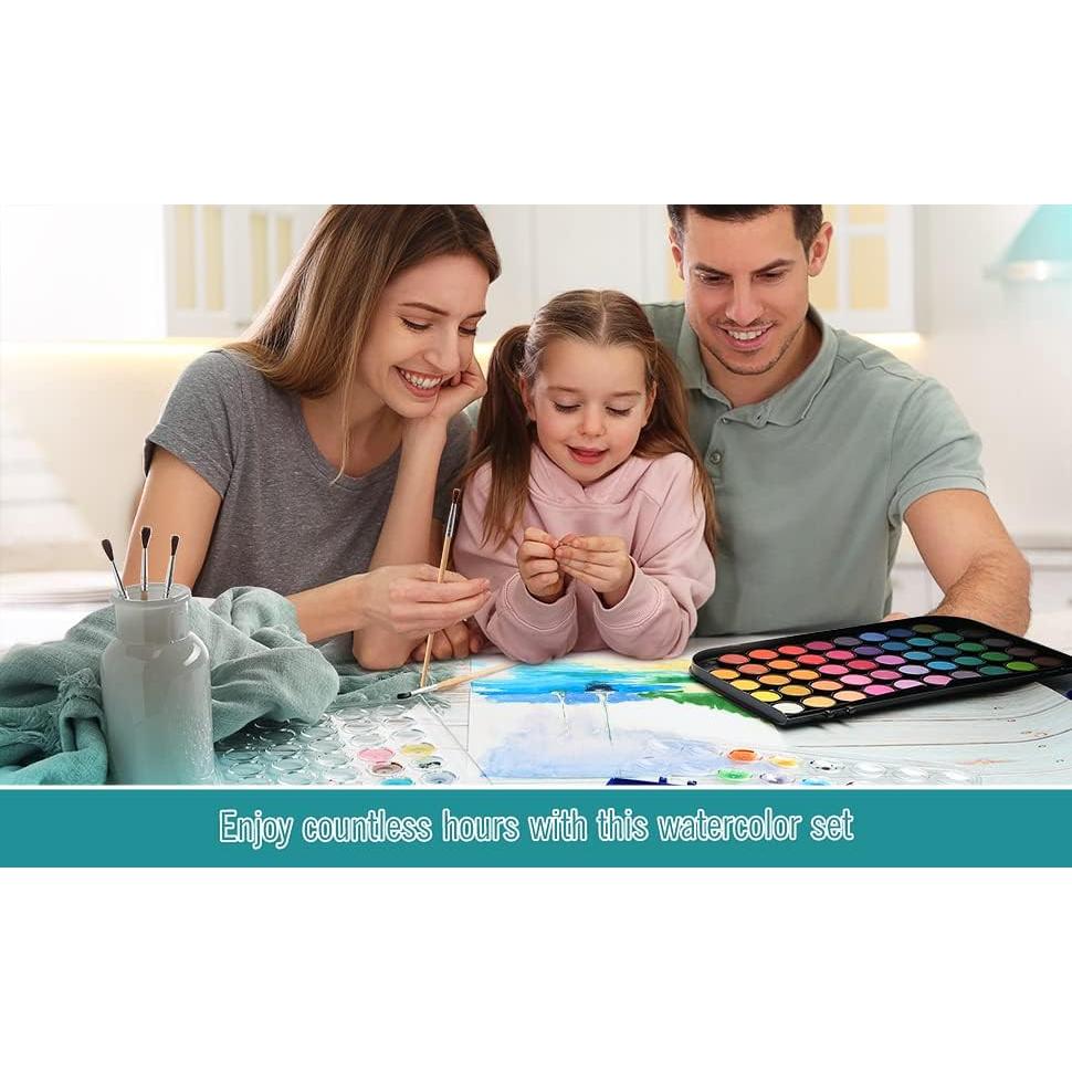 Juego de Pintura Acuarela Papelería Definitiva 24 Colores