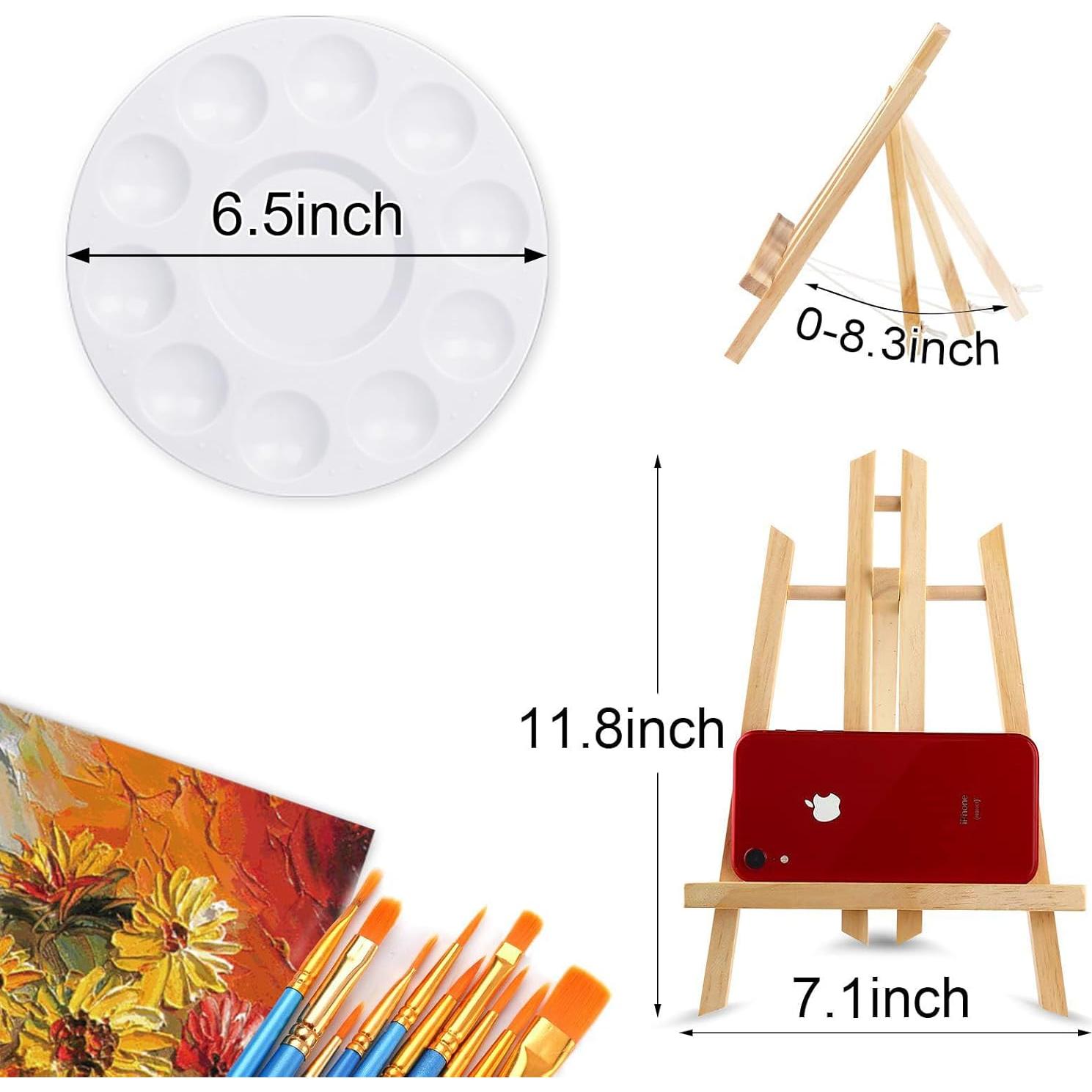 Juego de Pintura AROIC 240 PCS con Caballetes y Pinceles