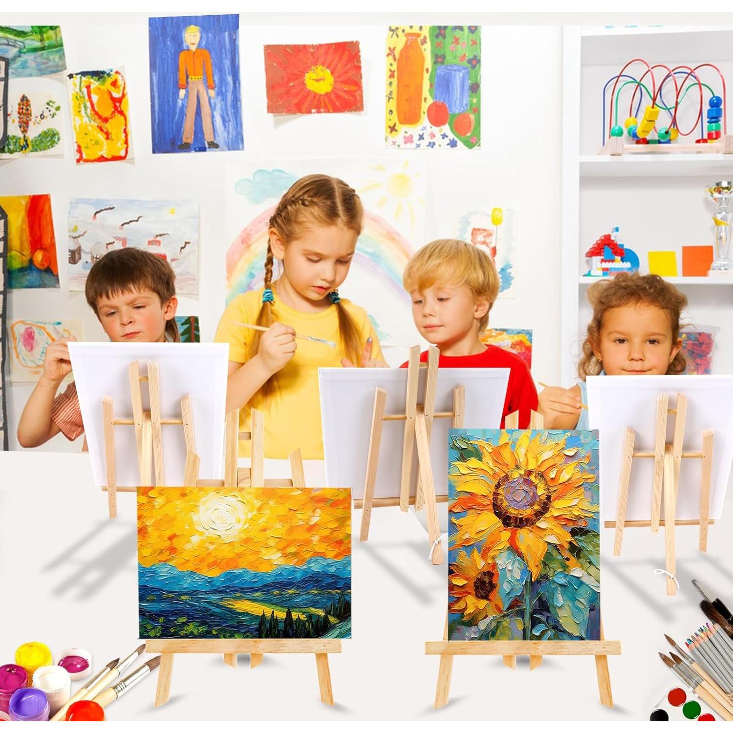 Juego de Pintura AROIC 240 PCS con Caballetes y Pinceles