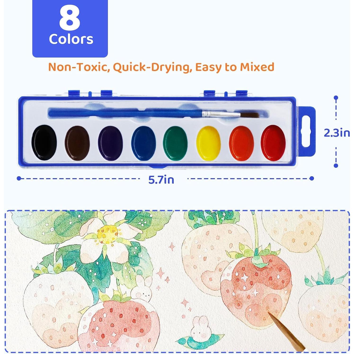 Set de Pintura Acuarela KMLYDGS 40 Paquetes para Niños