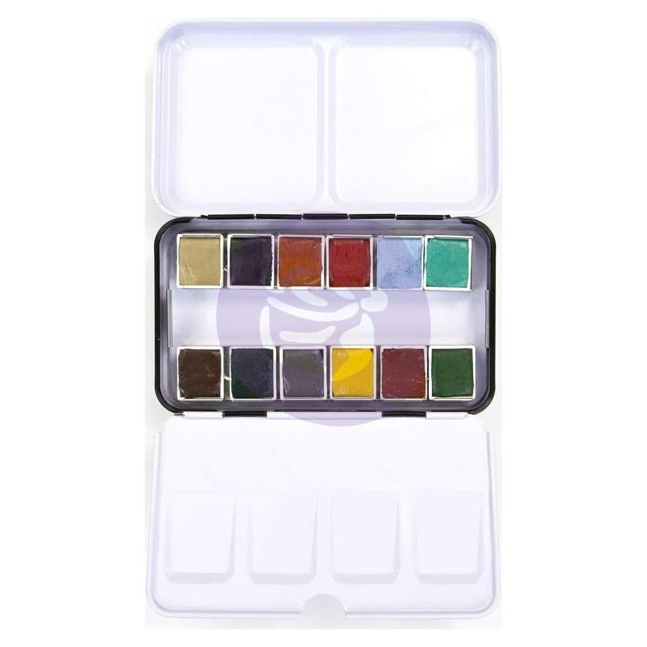 Acuarelas Prima Marketing 12 Colores Bosques - Mate