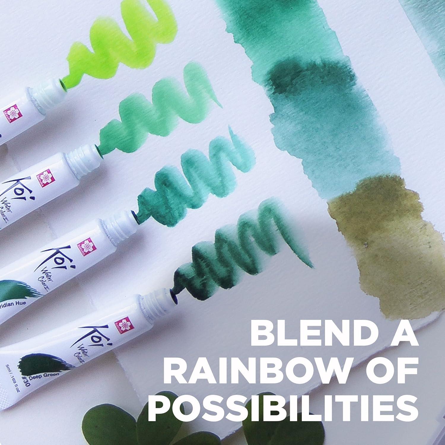 Acuarelas SAKURA Koi 12 Colores 5 ml - Pintura Líquida Premium