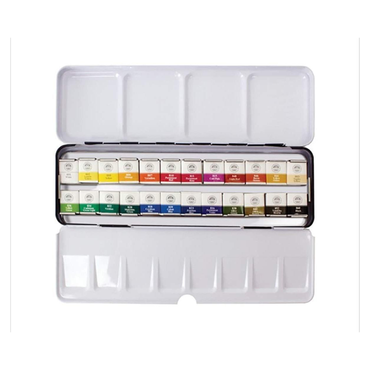 Juego de acuarelas Mungyo Professional 24 colores en estuche