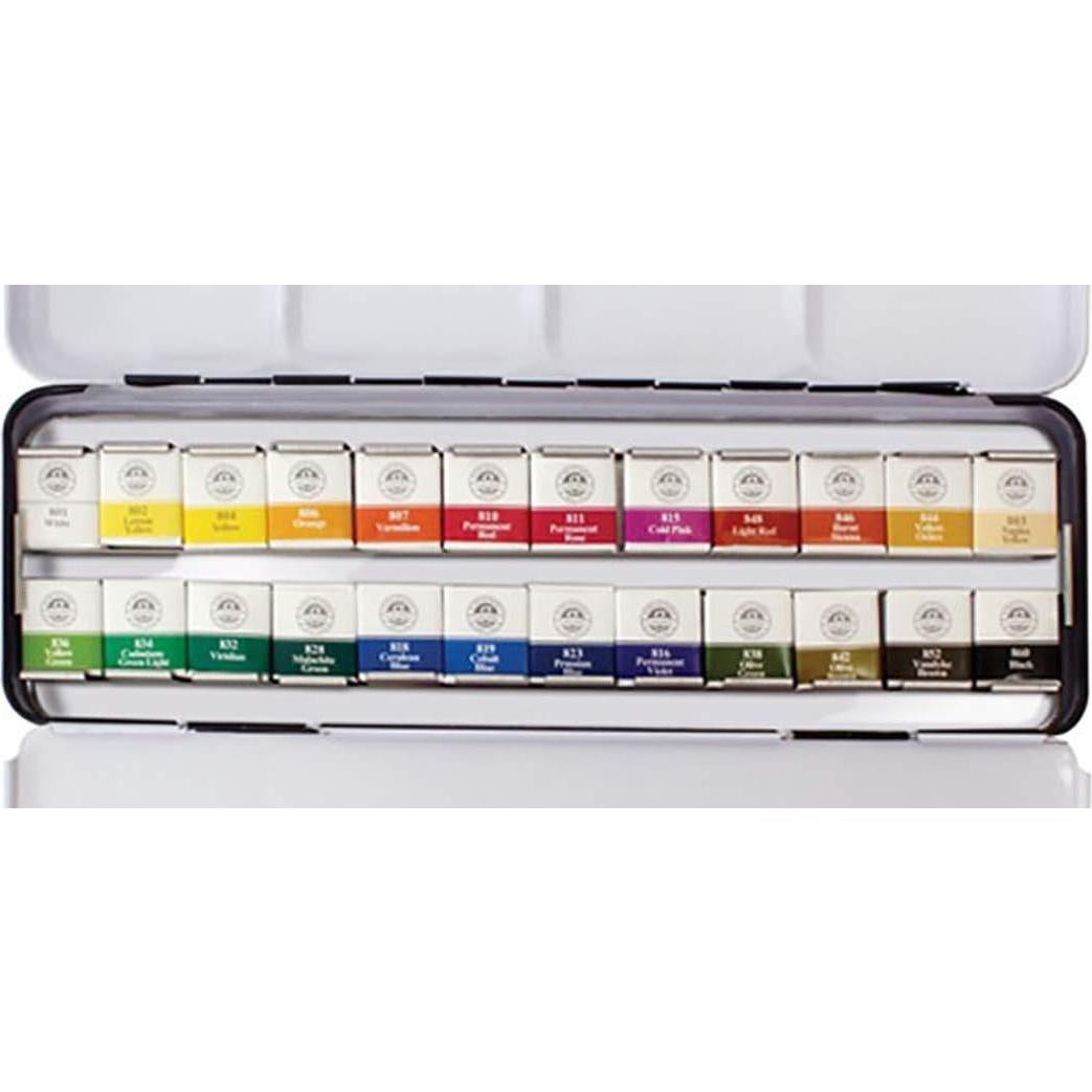 Juego de acuarelas Mungyo Professional 24 colores en estuche