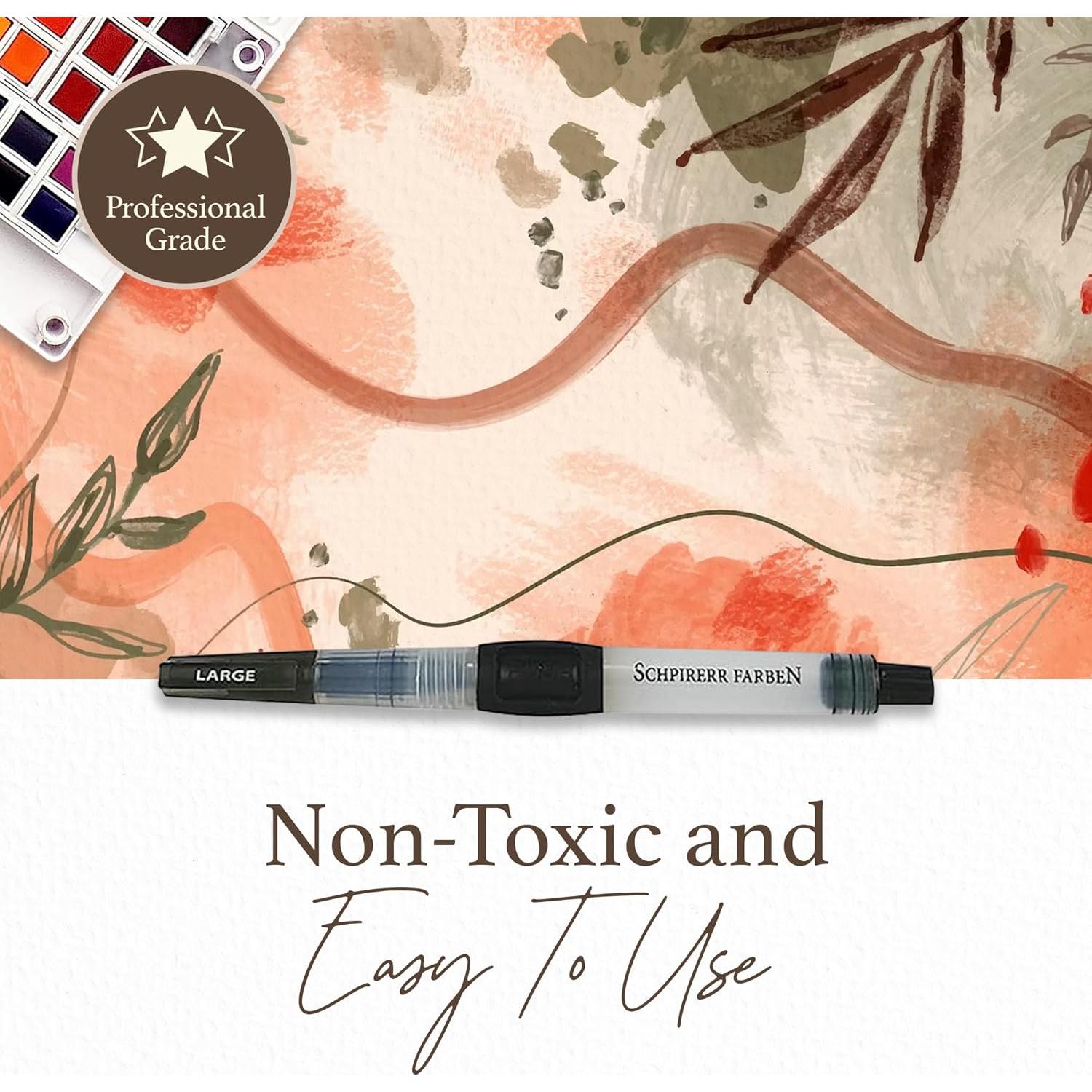 Set de Pintura Acuarela Profesional SCHPIRERR FARBEN 48 Colores