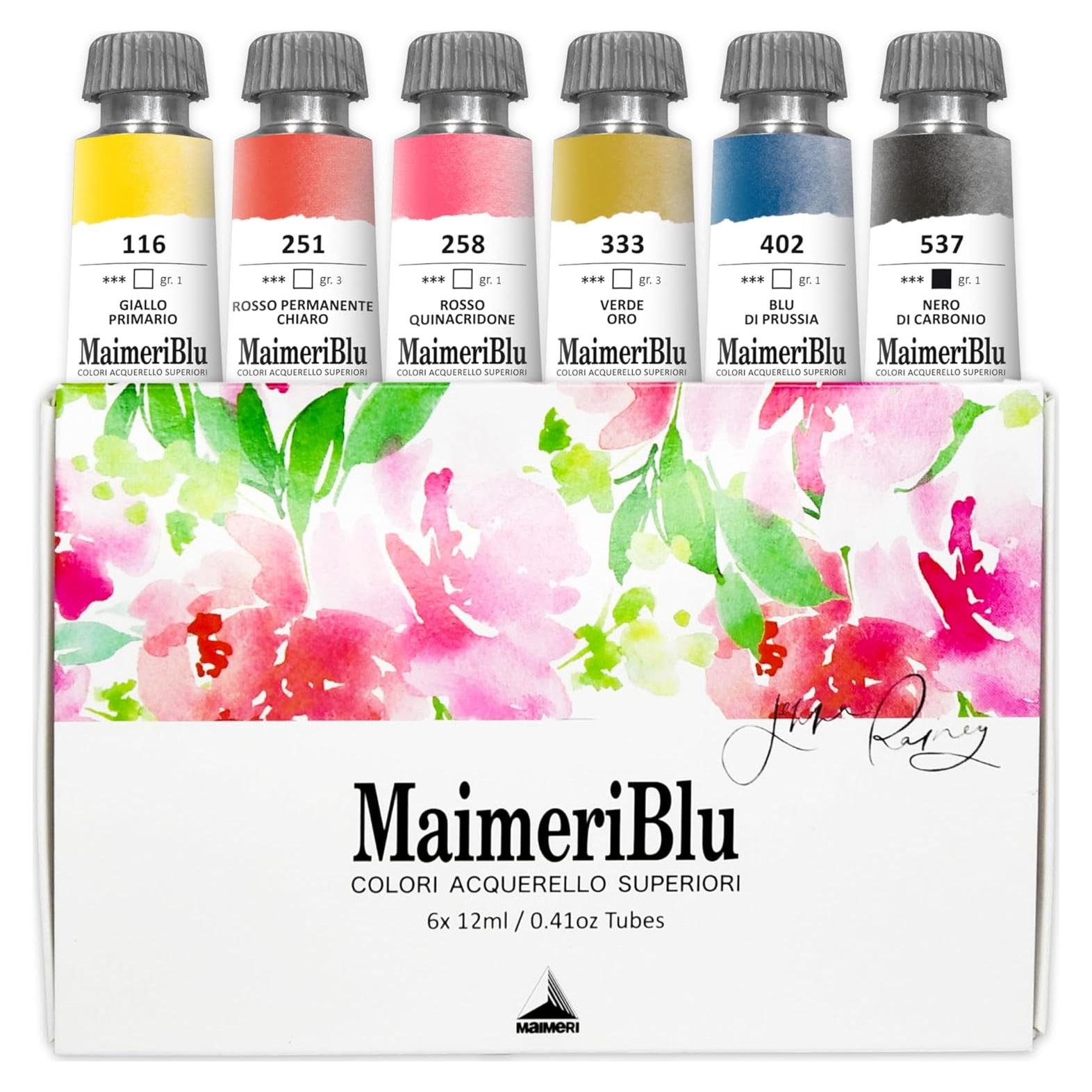 Set de Acuarelas MaimeriBlu Jenna Rainey 6 Tubos 12ml