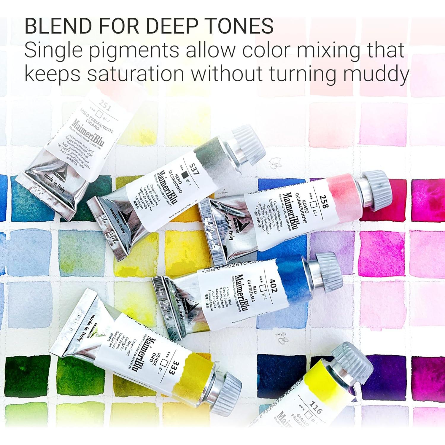 Set de Acuarelas MaimeriBlu Jenna Rainey 6 Tubos 12ml