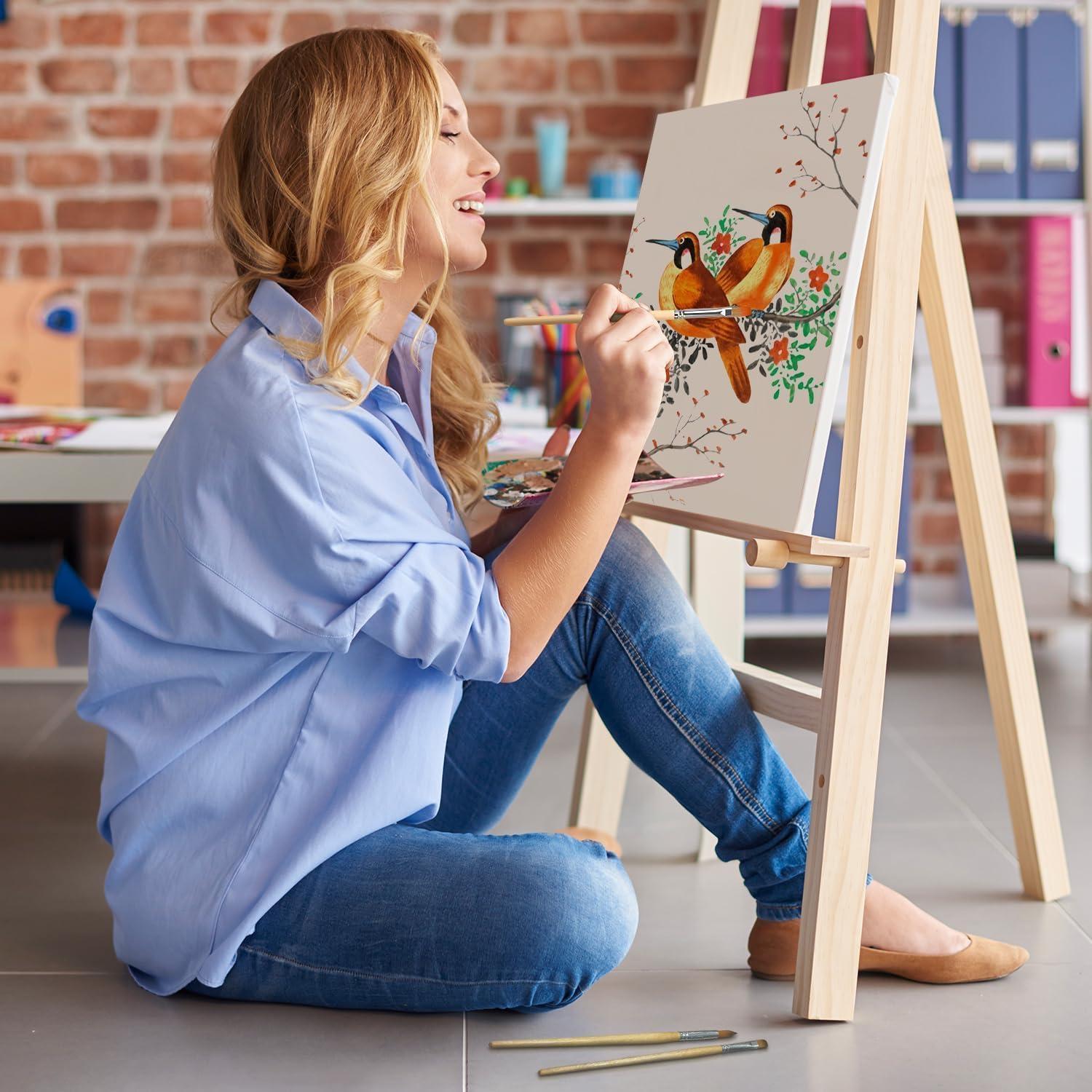 Conjunto de 6 Pinceles de Acuarela Artistas Renaissance - Serie Rembrandt I