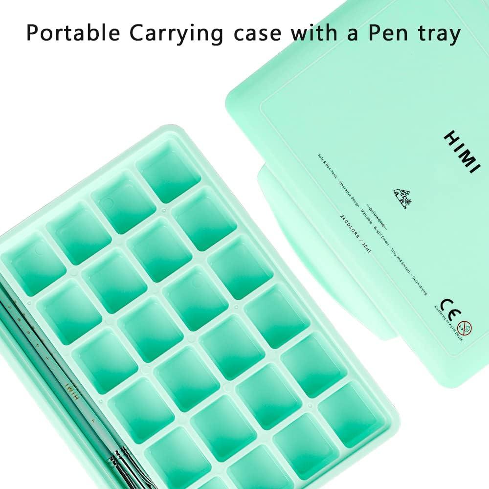 Juego de Pintura Gouache ABEIER 24 Colores 30ml No Tóxico