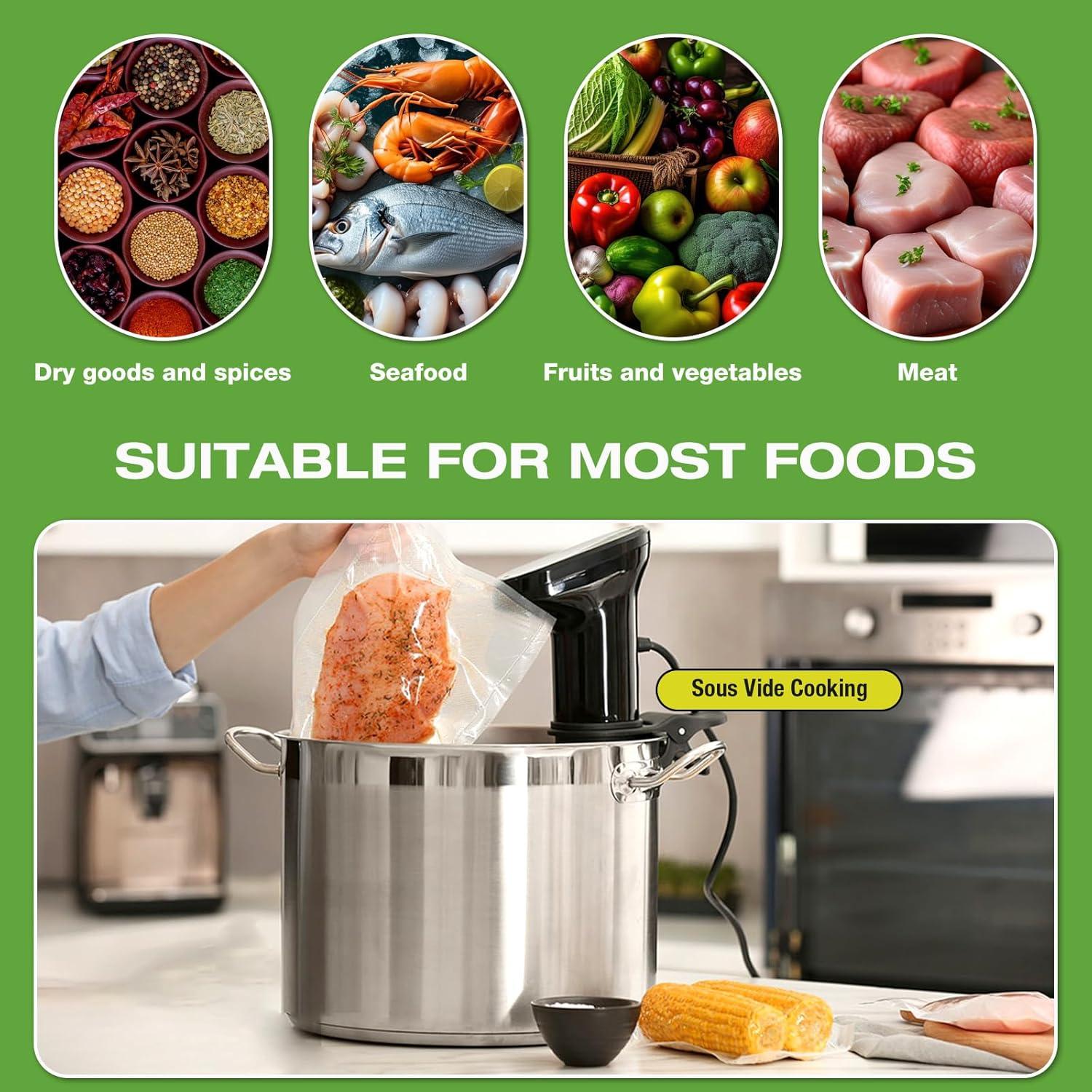 Sellador al Vacío Portátil PEAKCLOUDS VS202501 + 10 Bolsas