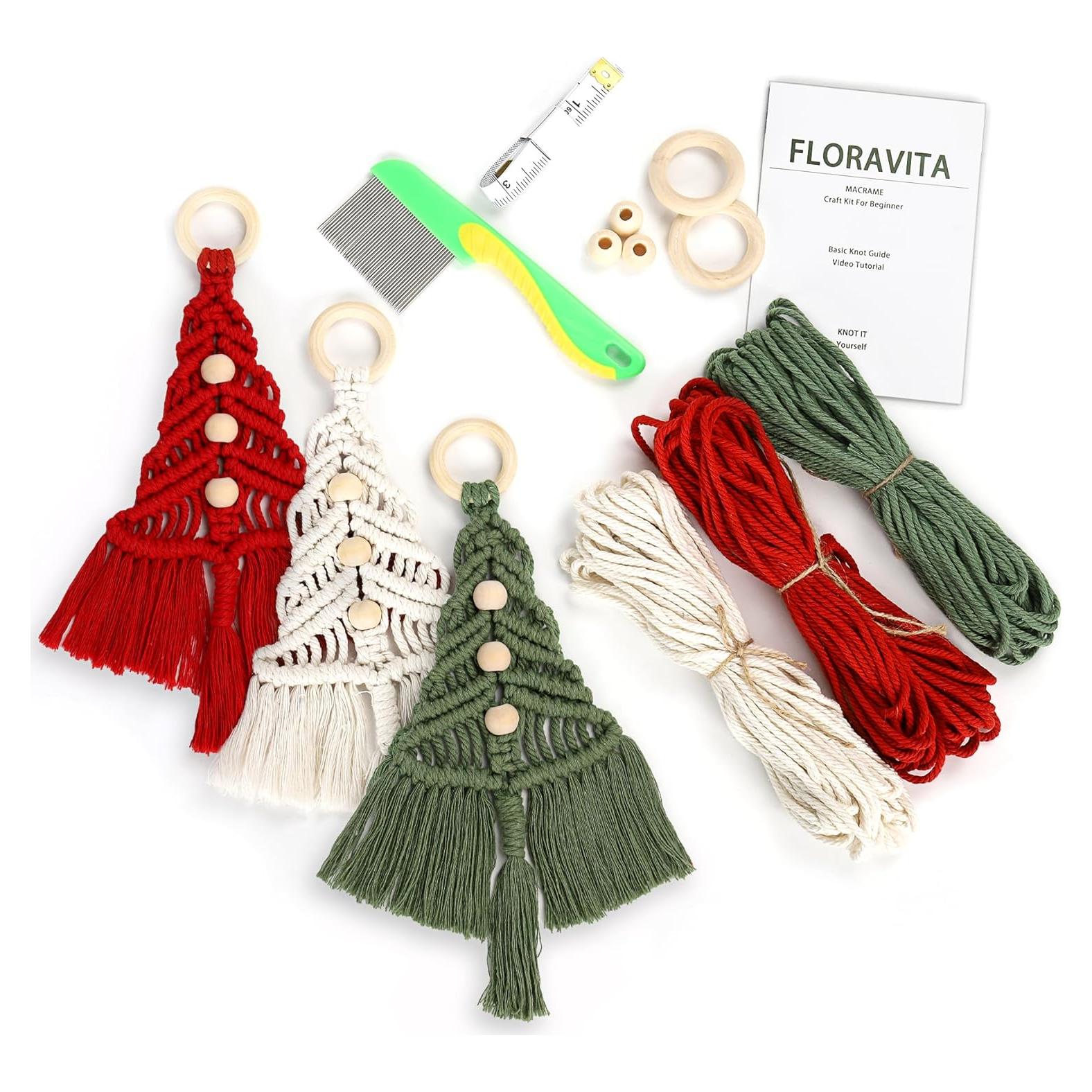 Kit de Macramé para Principiantes FLORAVITA con Tutoriales