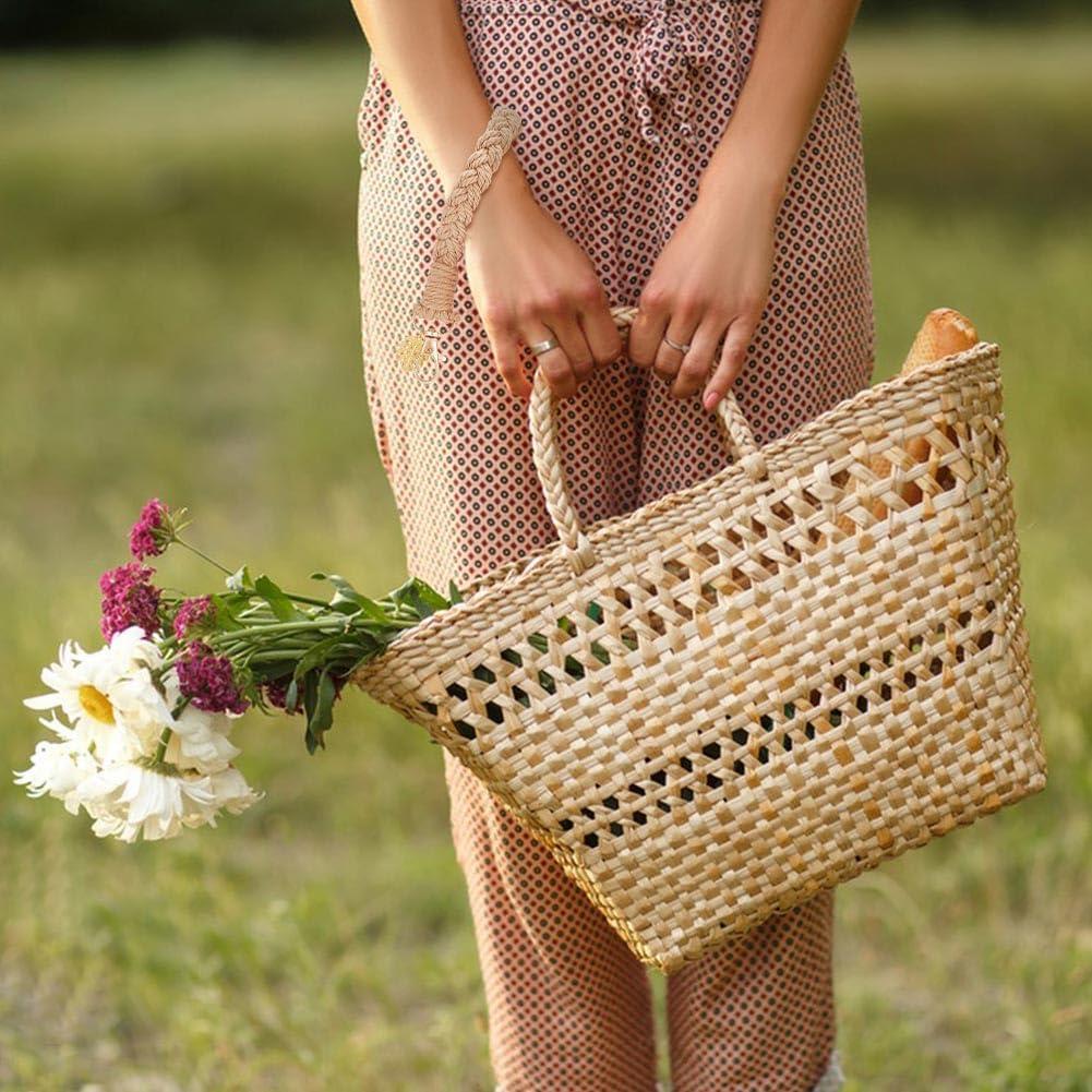 Kit de Llavero de Macramé FREEBLOSS 6 Piezas con Instrucciones