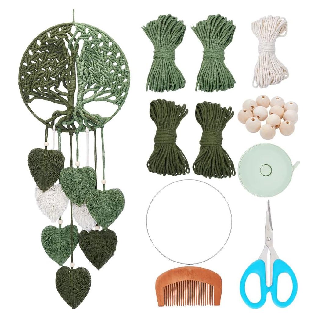 Kit de Macramé ACRNIGHEET Árbol de la Vida para Principiantes