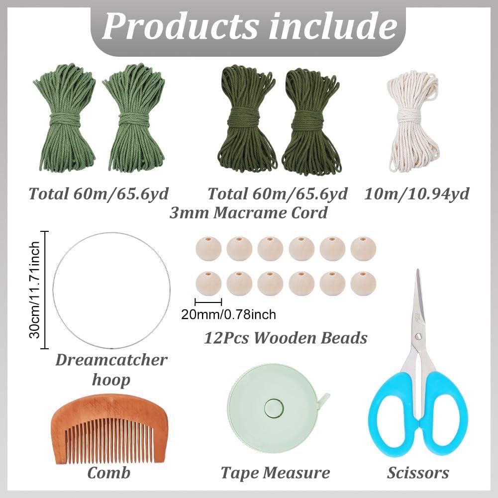 Kit de Macramé ACRNIGHEET Árbol de la Vida para Principiantes