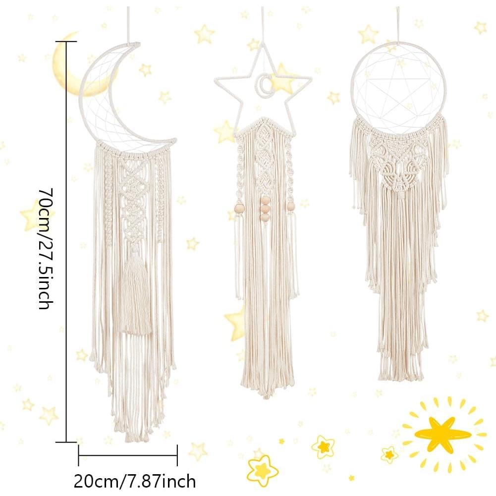Kit de Macramé BEUNITONE Luna Estrella para Principiantes