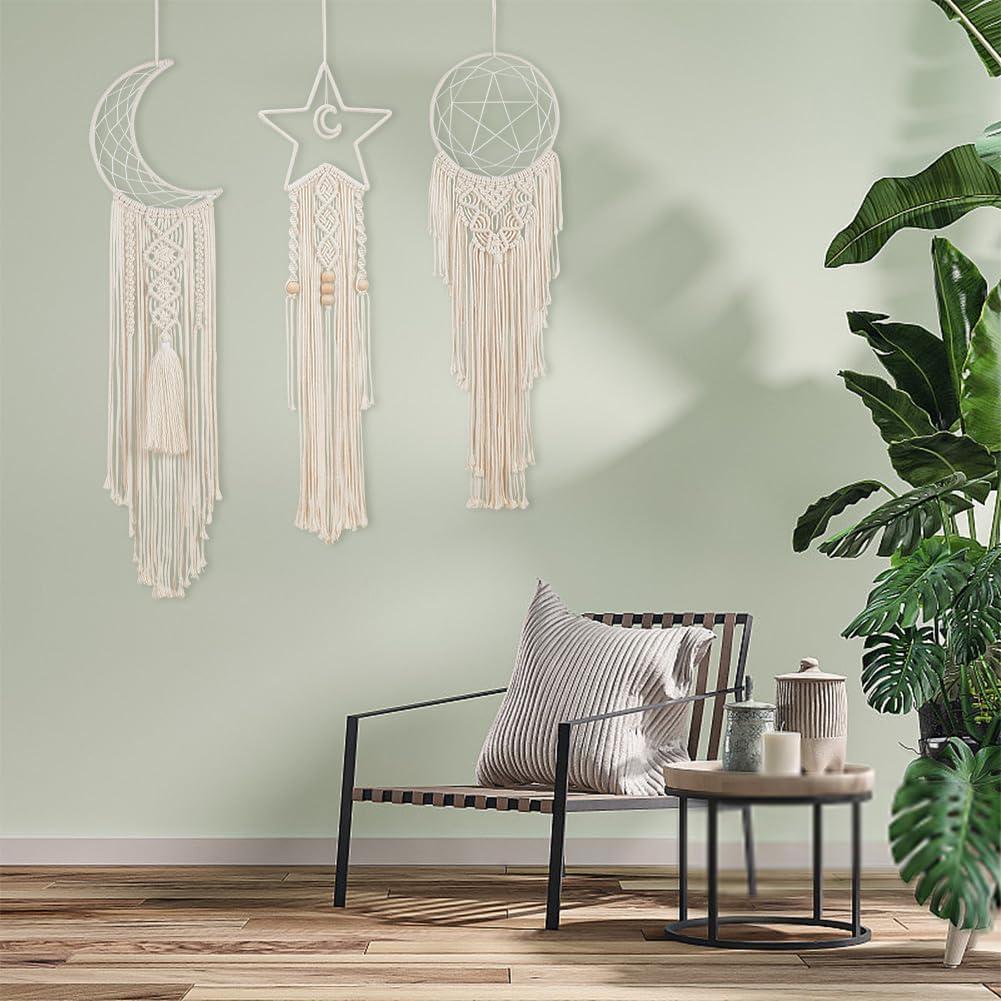 Kit de Macramé BEUNITONE Luna Estrella para Principiantes