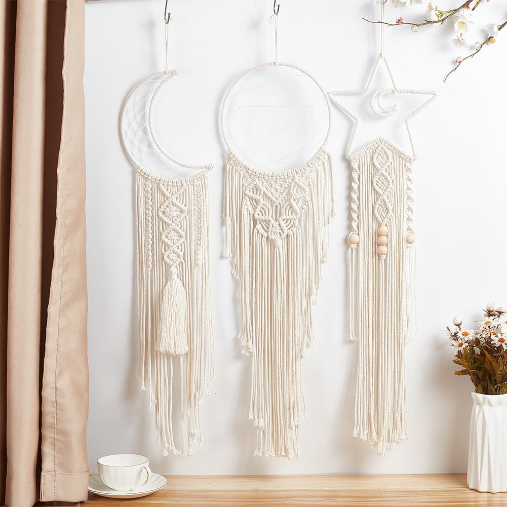 Kit de Macramé BEUNITONE Luna Estrella para Principiantes