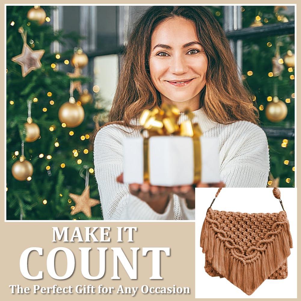 Kit de Bolsa de Macramé DIY INFUNLY para Principiantes