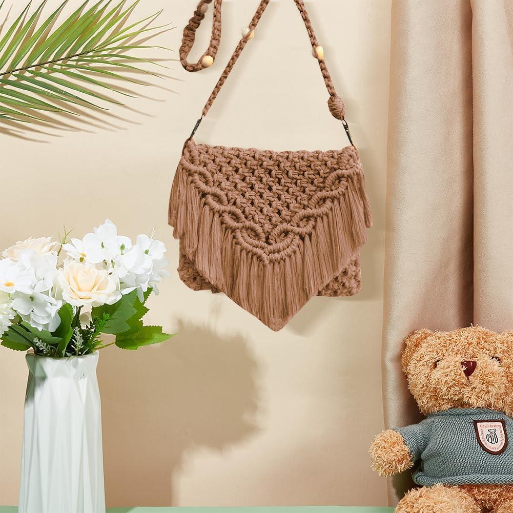 Kit de Bolsa de Macramé DIY INFUNLY para Principiantes