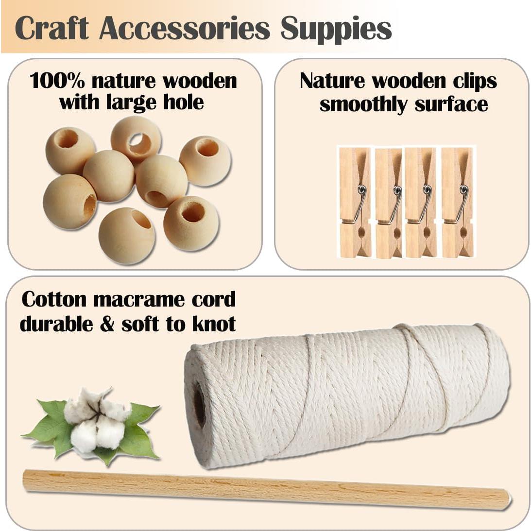 Kit de Macramé Ewparts para Colgante de Fotos Boho