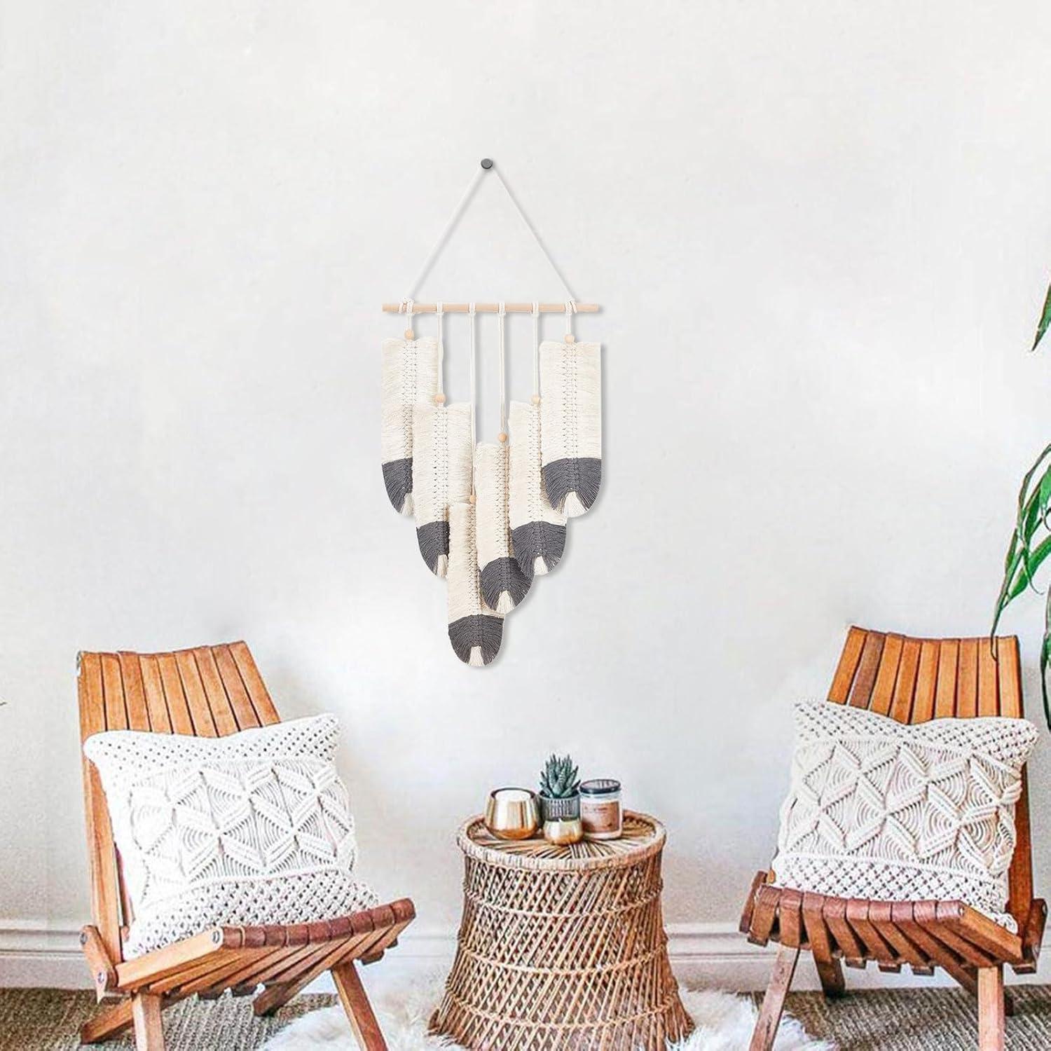 Kit de Colgante de Pared de Plumas de Macramé ORIGACH DIY