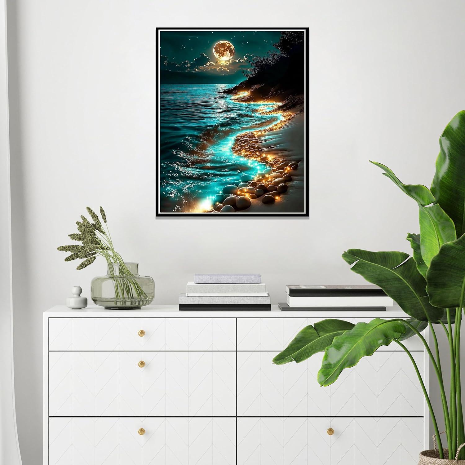 Kit de Pintura por Números Hutarosl Luz de Luna 40.64x50.8cm