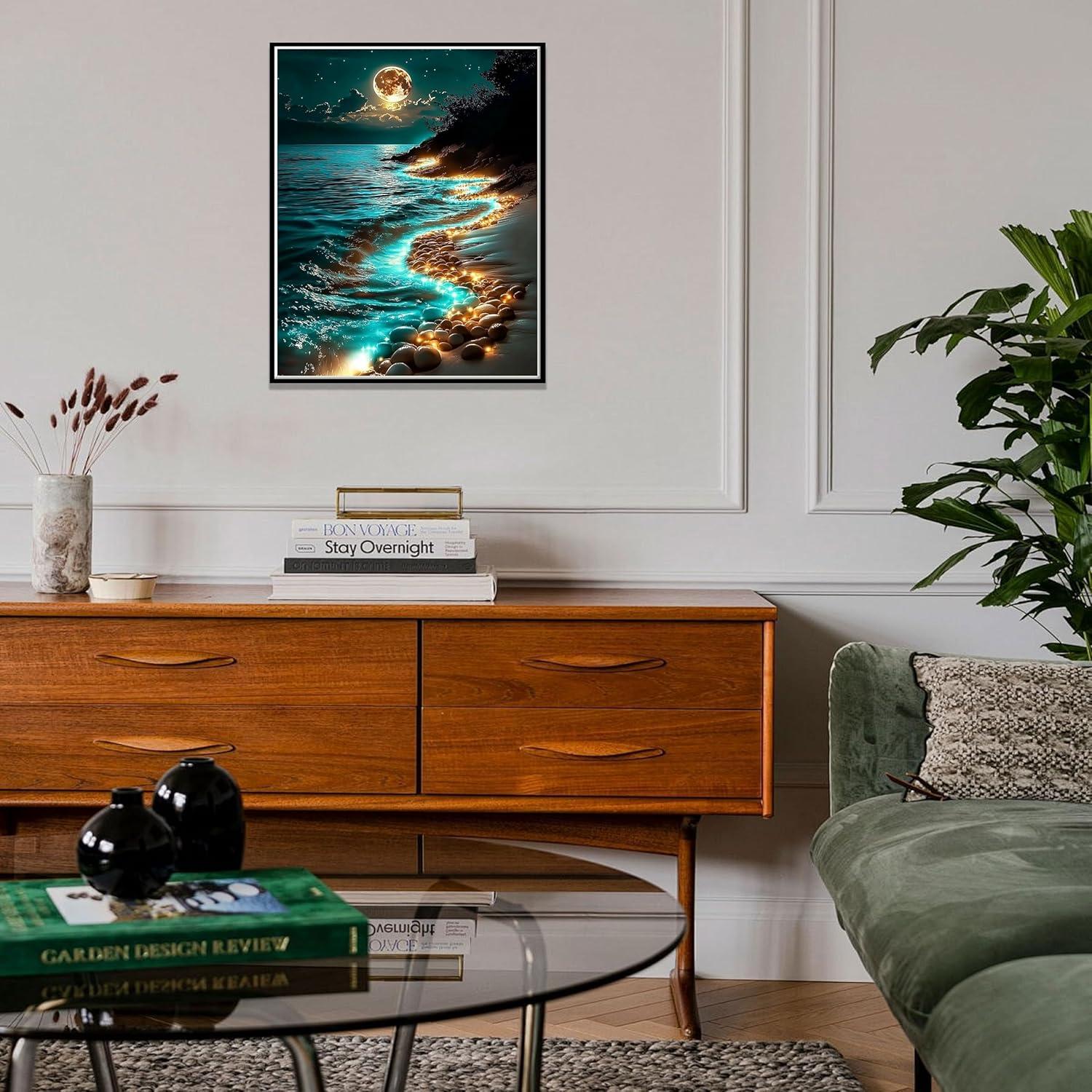 Kit de Pintura por Números Hutarosl Luz de Luna 40.64x50.8cm