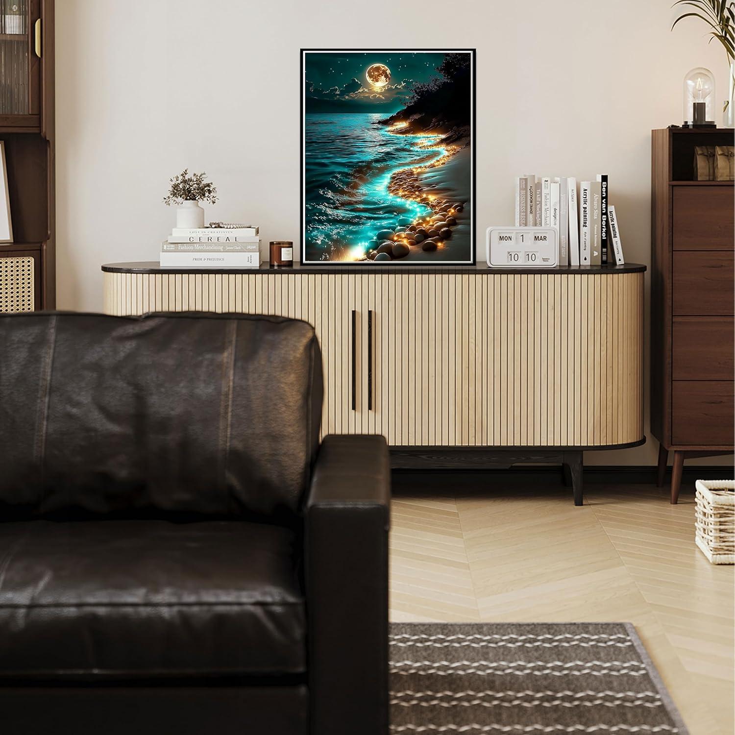 Kit de Pintura por Números Hutarosl Luz de Luna 40.64x50.8cm