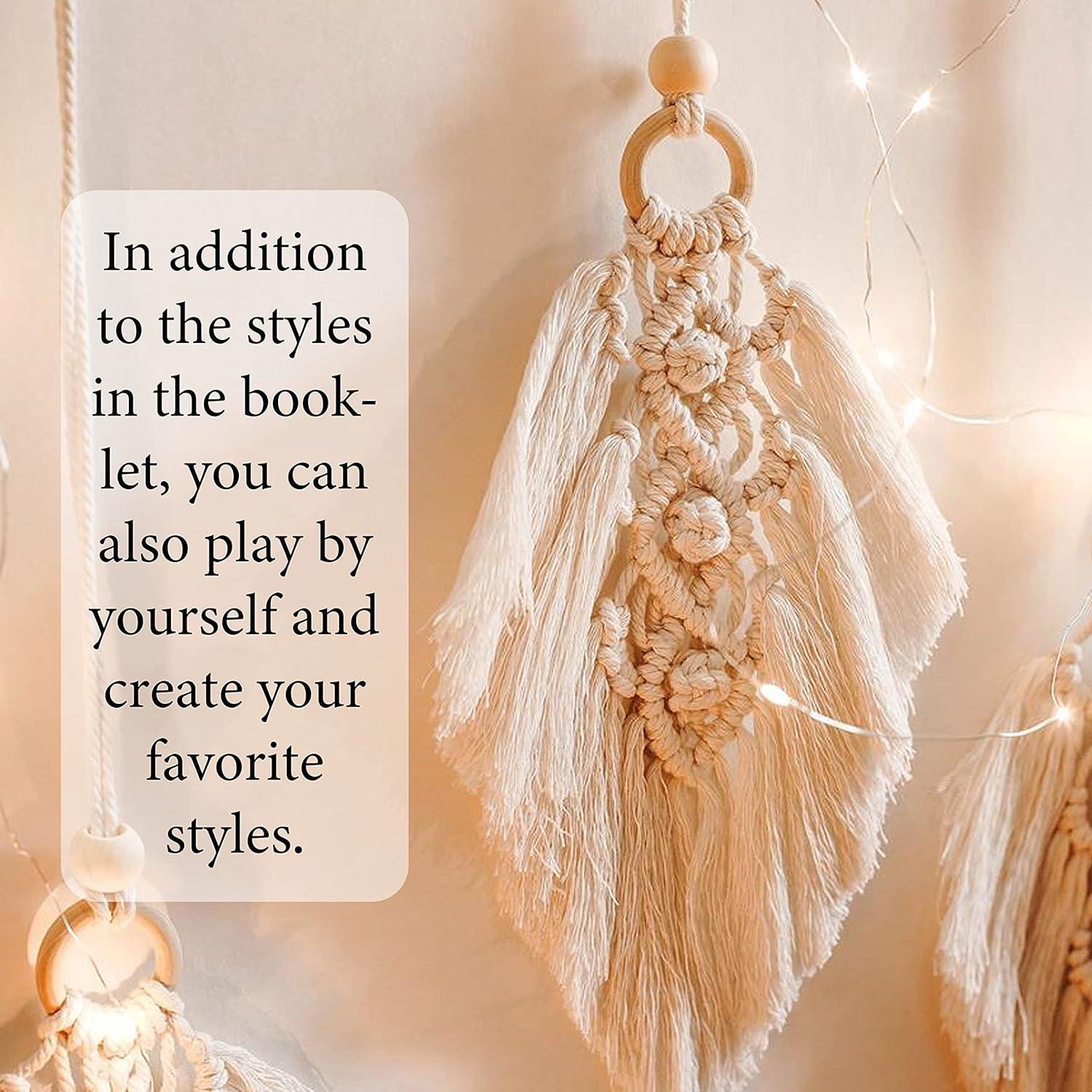 Kit de Macramé SAOMER 130 Piezas 200 Metros 3mm DIY