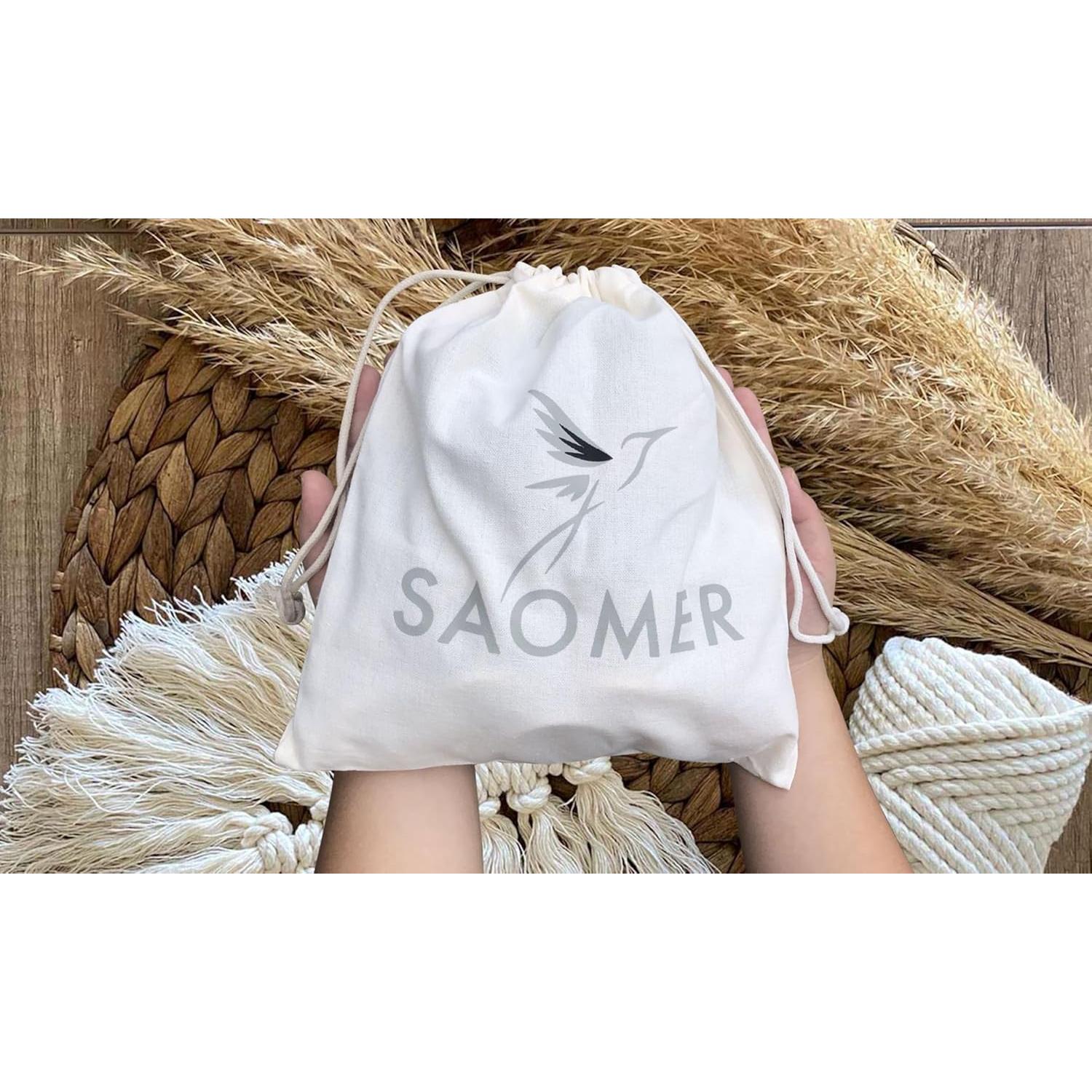 Kit de Macramé SAOMER 130 Piezas 200 Metros 3mm DIY