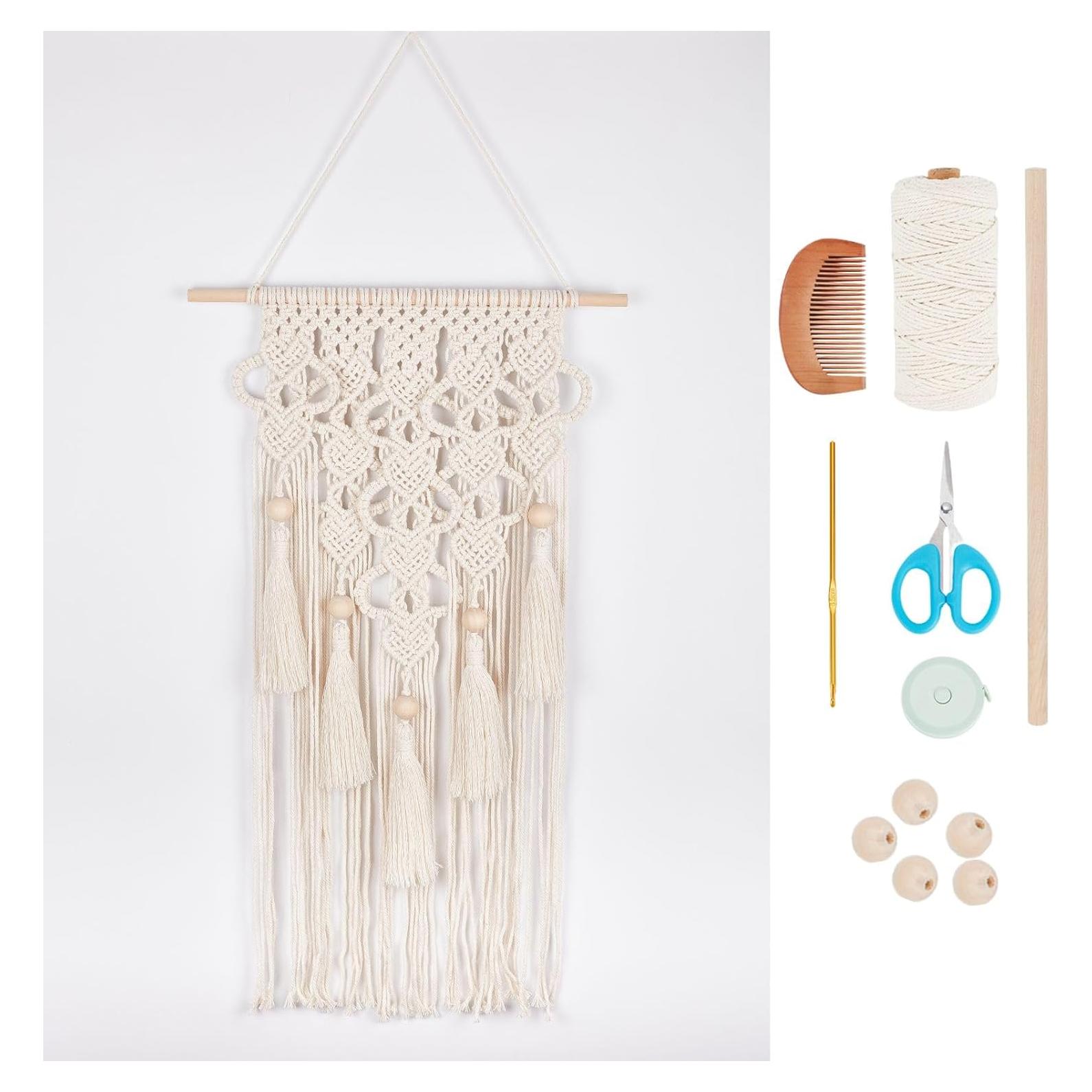 Kit de Macramé DIY Freebloss para Principiantes - Tapiz Bohemio