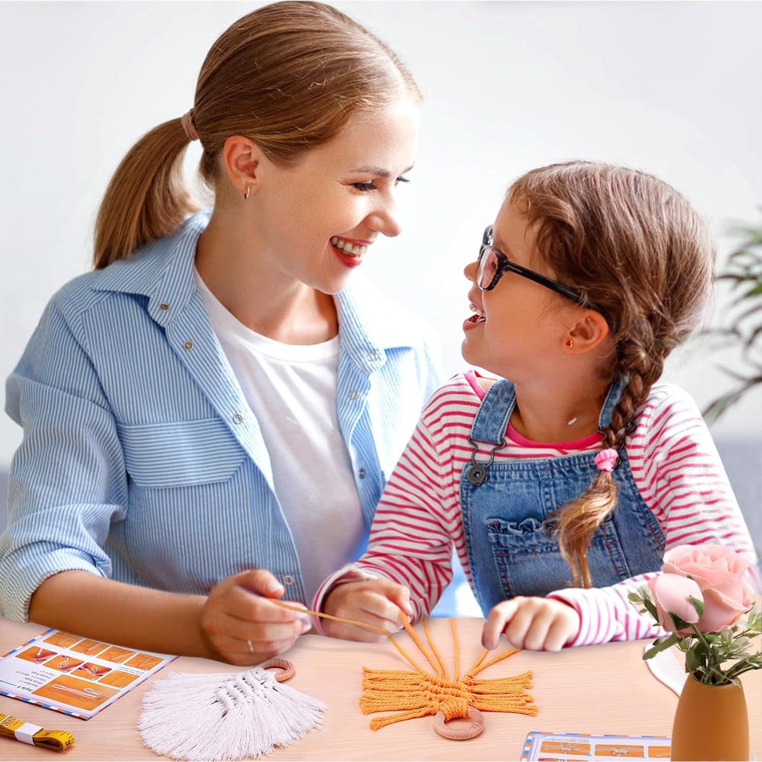 Kit de Macramé NEXBOX para Niños y Adultos - Manualidades DIY