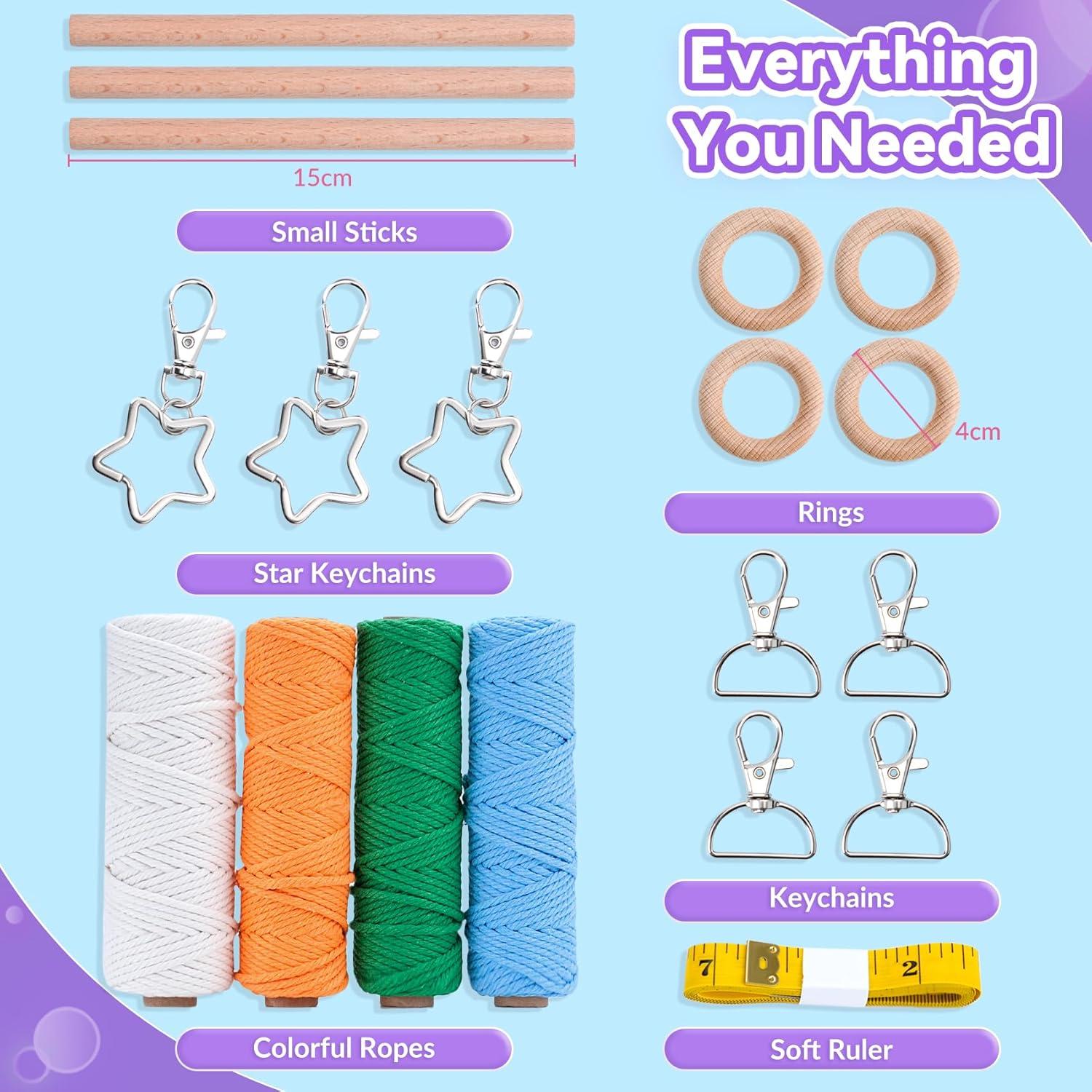 Kit de Macramé NEXBOX para Niños y Adultos - Manualidades DIY